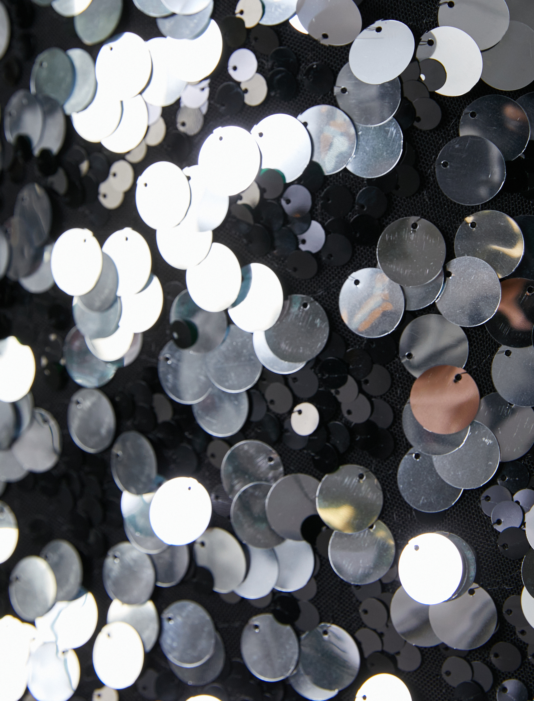   Pul Payet İşlemeli Mini Etek Slim Fit A Kesim Normal Bel