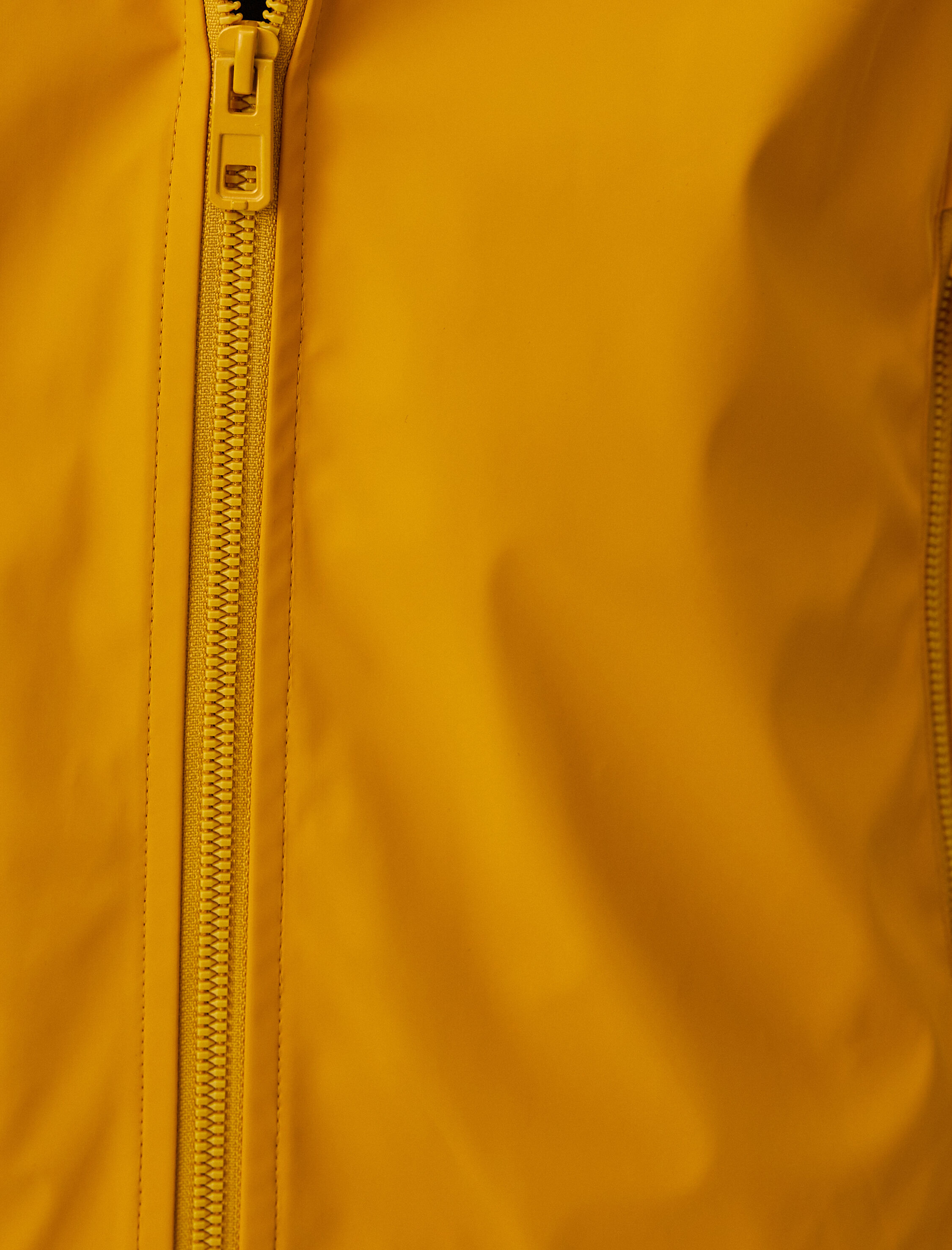   Deri Görünümlü Ceket Kapşonlu Fermuarlı Cep Detaylı