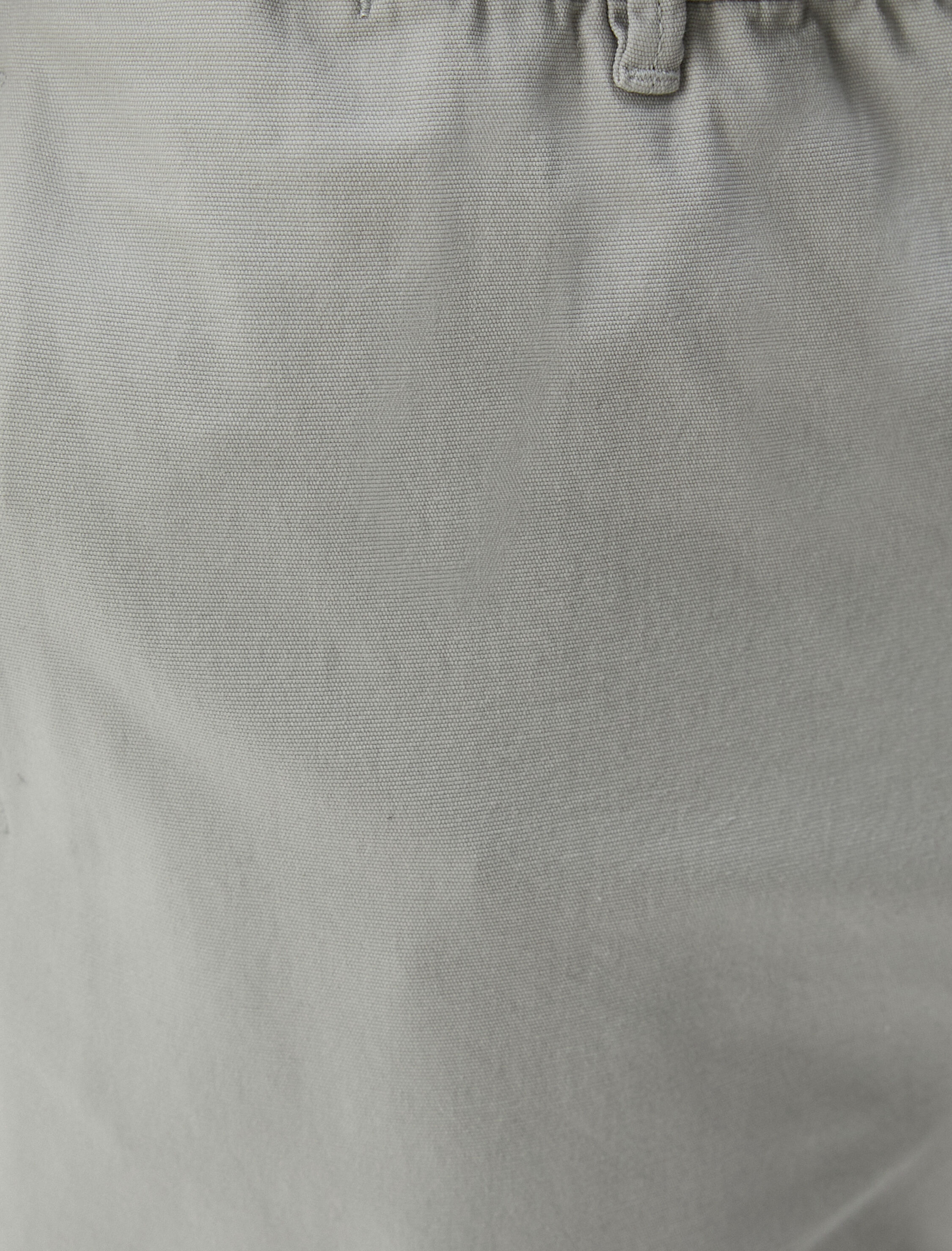   Basic Chino Pantolon Katlı Paça Düğmeli Cepli Beli Lastikli