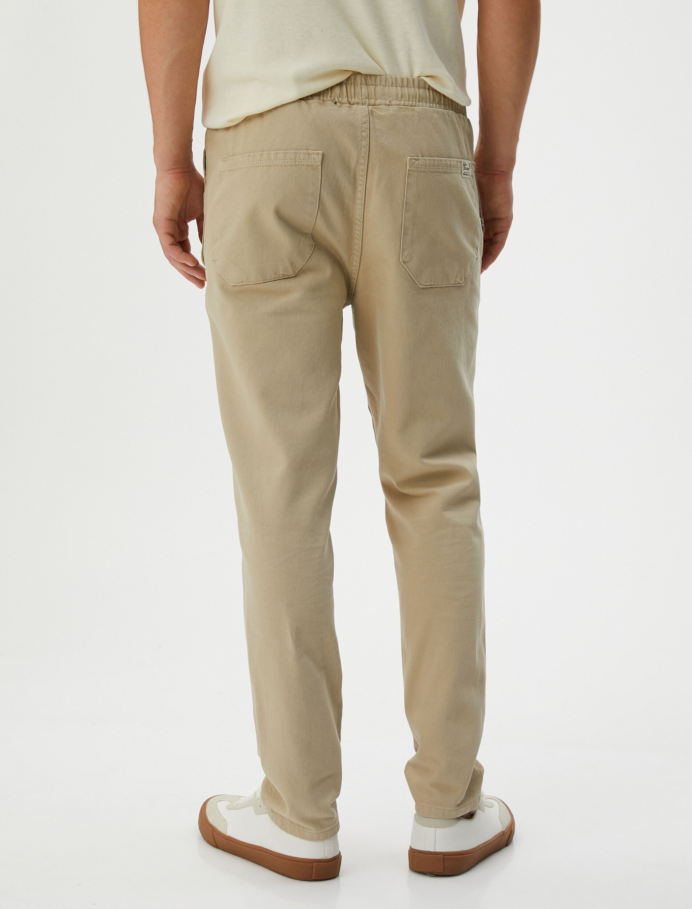   Beli Bağcıklı Pantolon Dokuma Cep Detaylı