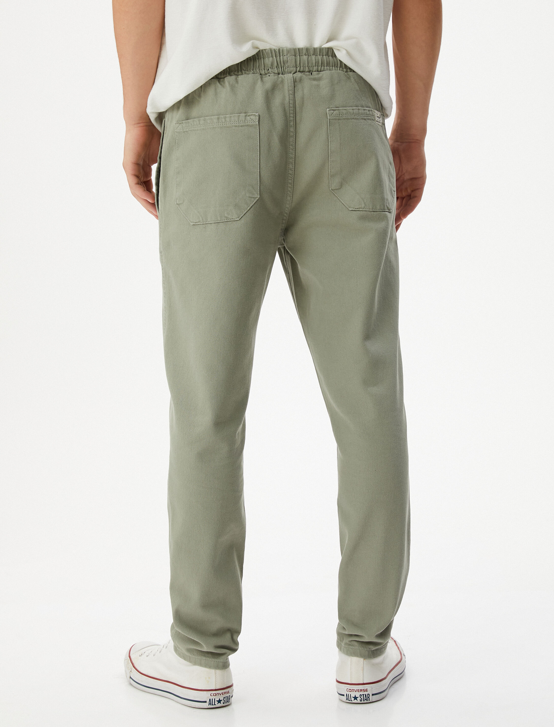   Beli Bağcıklı Pantolon Dokuma Cep Detaylı