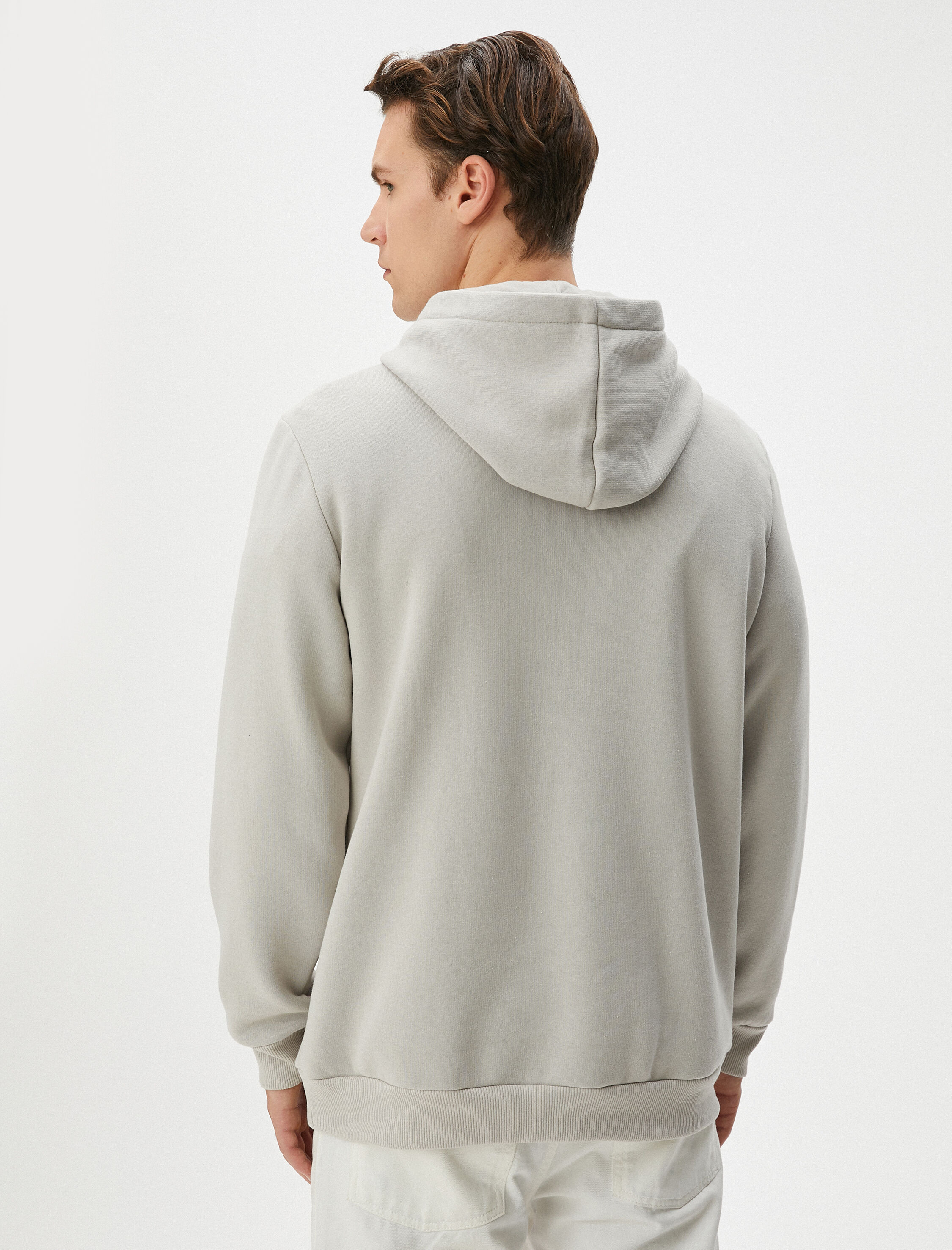 Tom ve Jerry Hoodie Kanguru Cepli Lisanslı Baskılı Şardonlu