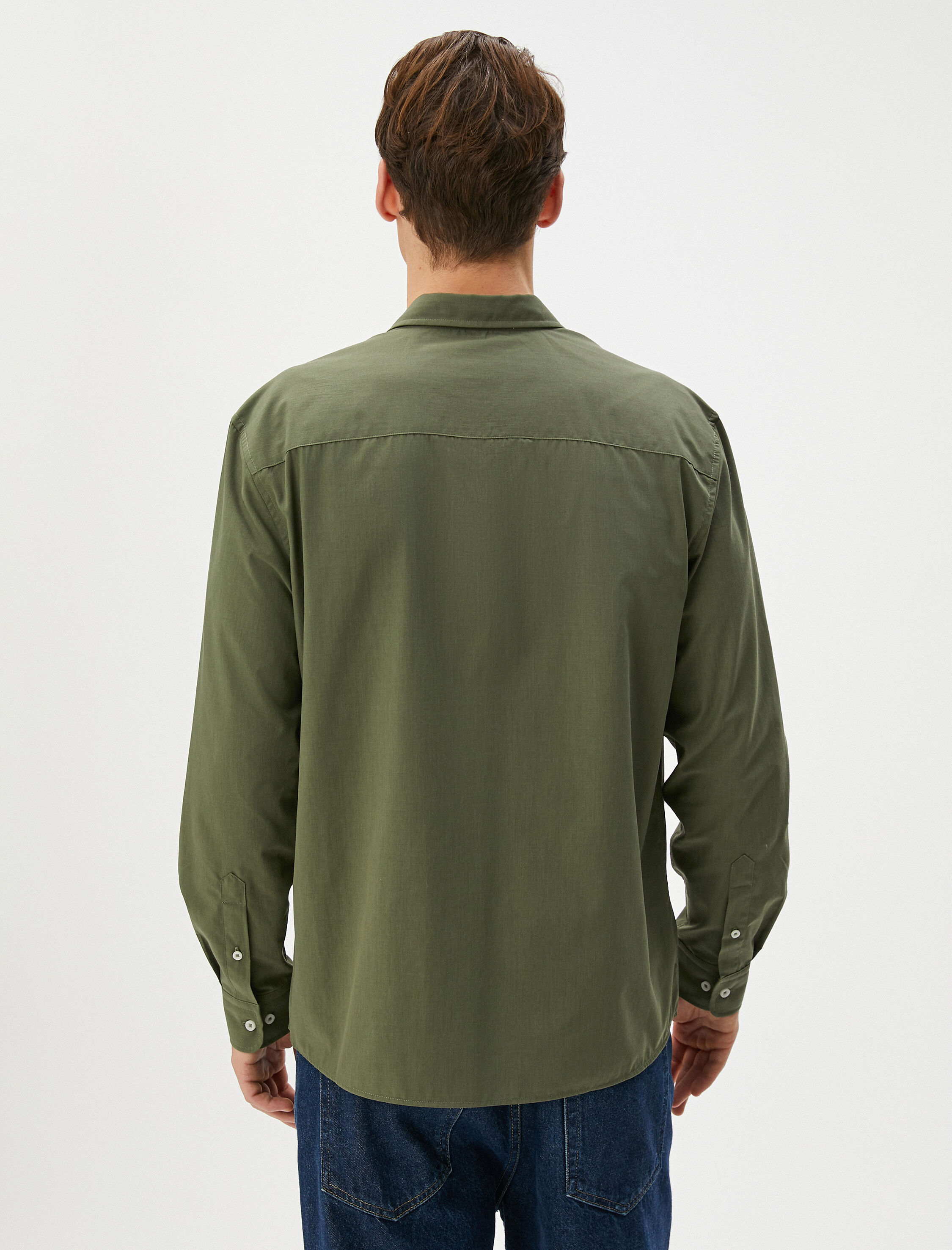   Klasik Gömlek Slim Fit Uzun Kollu Düğmeli