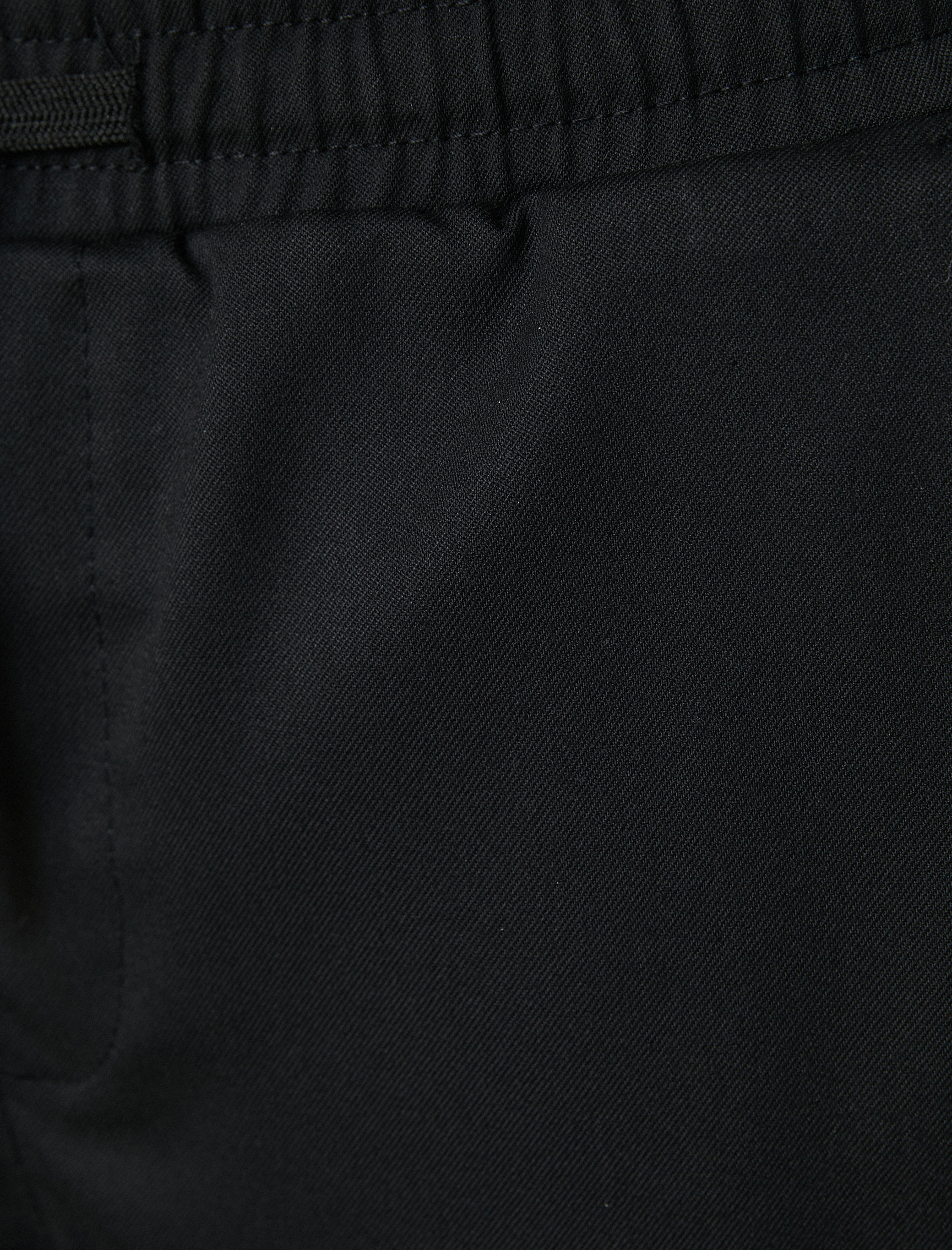   Kumaş Pantolon Slim Fit Beli Bağcıklı Cep Detaylı Bilek Boy