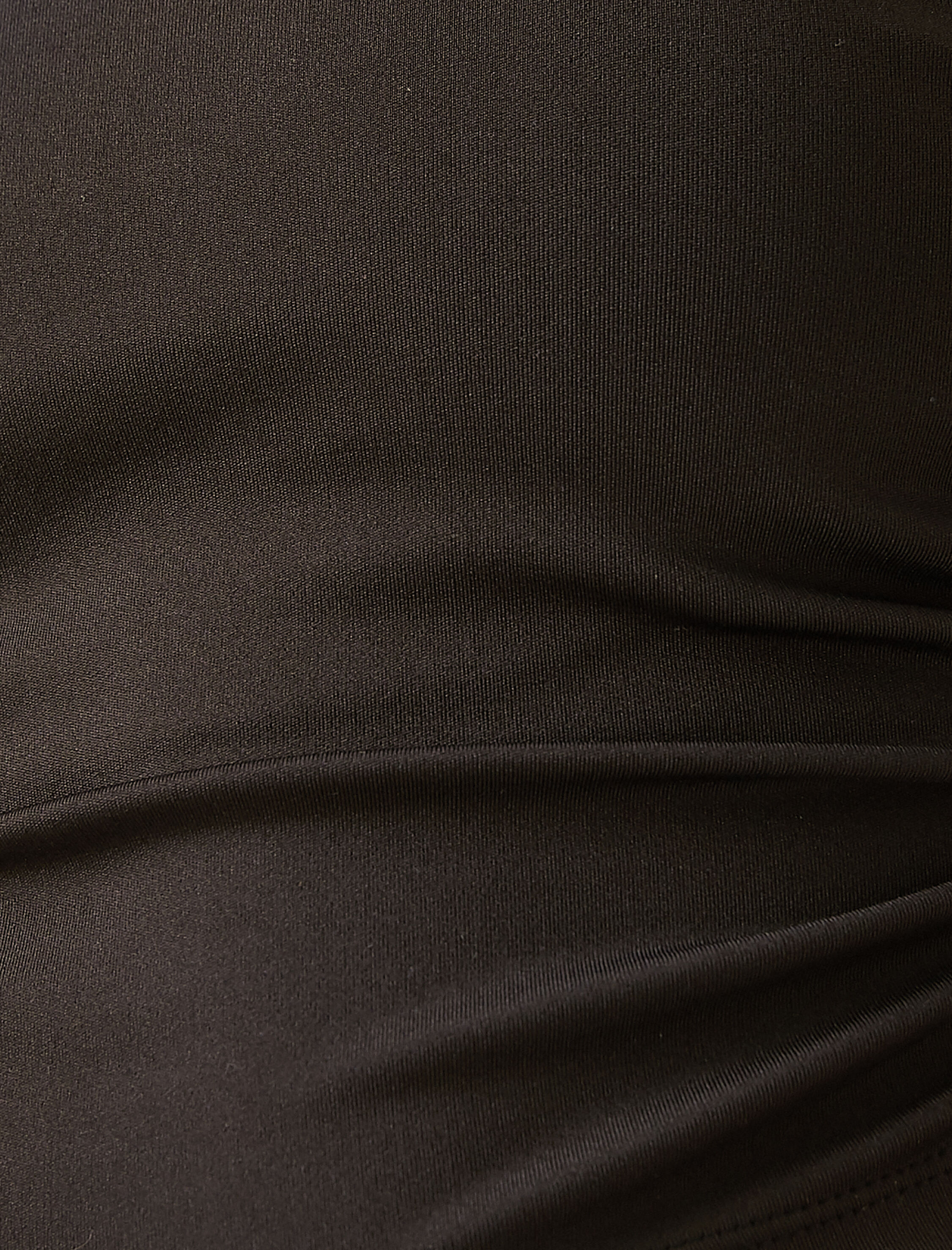 Halter Yaka Yanları Büzgülü Crop Atlet