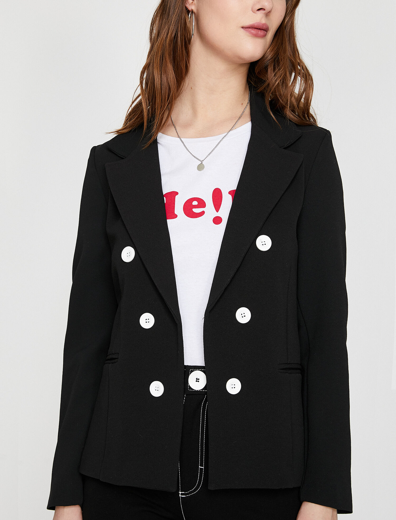   Düğme Detaylı Ceket