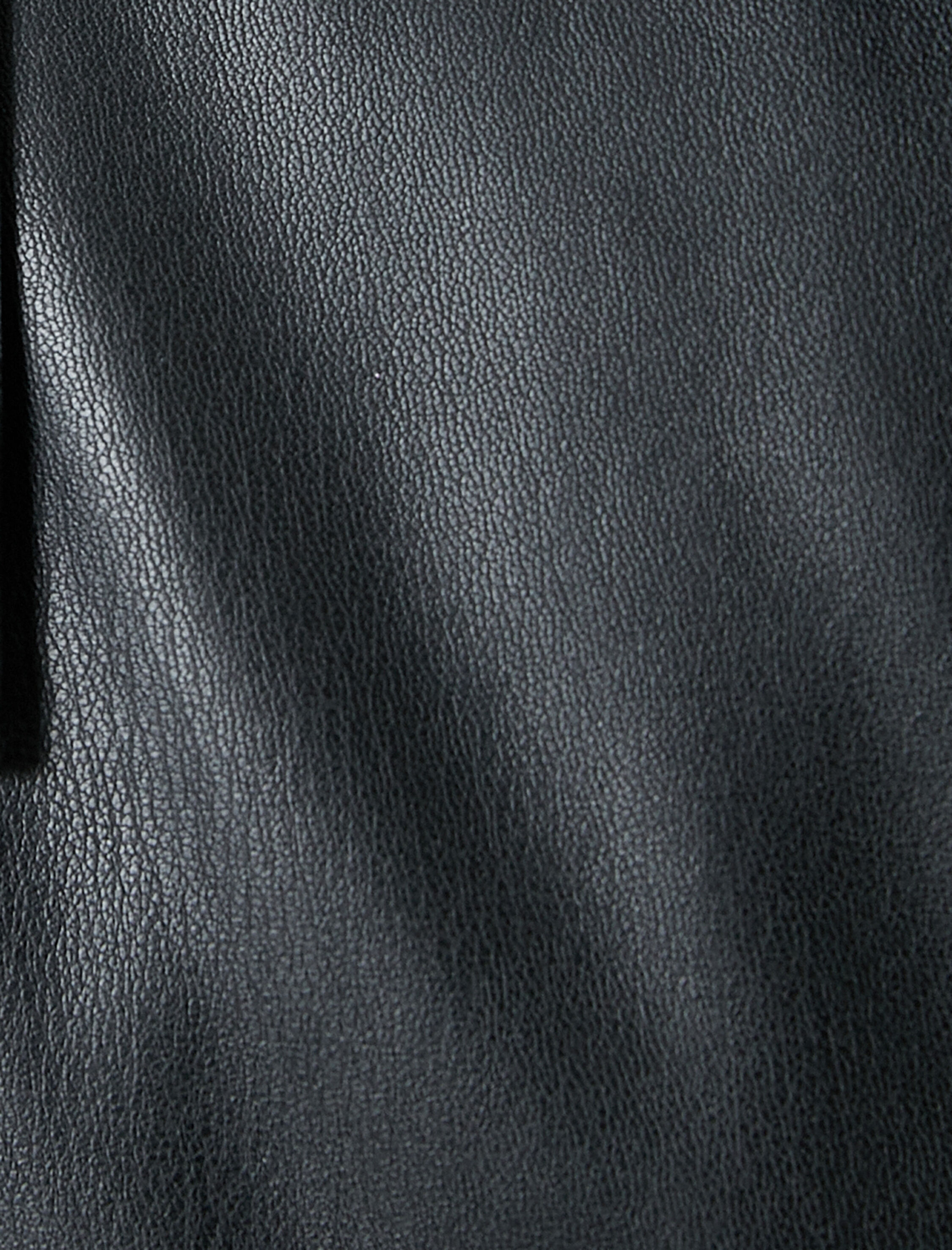   Suni Deri Trençkot Kemerli Düğmeli Kruvaze