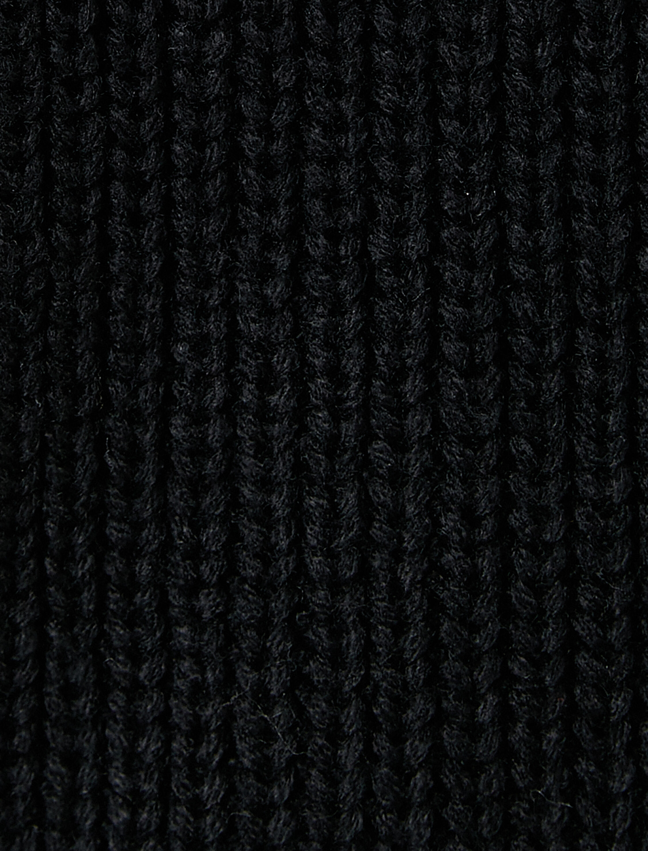   Geniş Yaka Kazak Yarım Fermuarlı Örgü