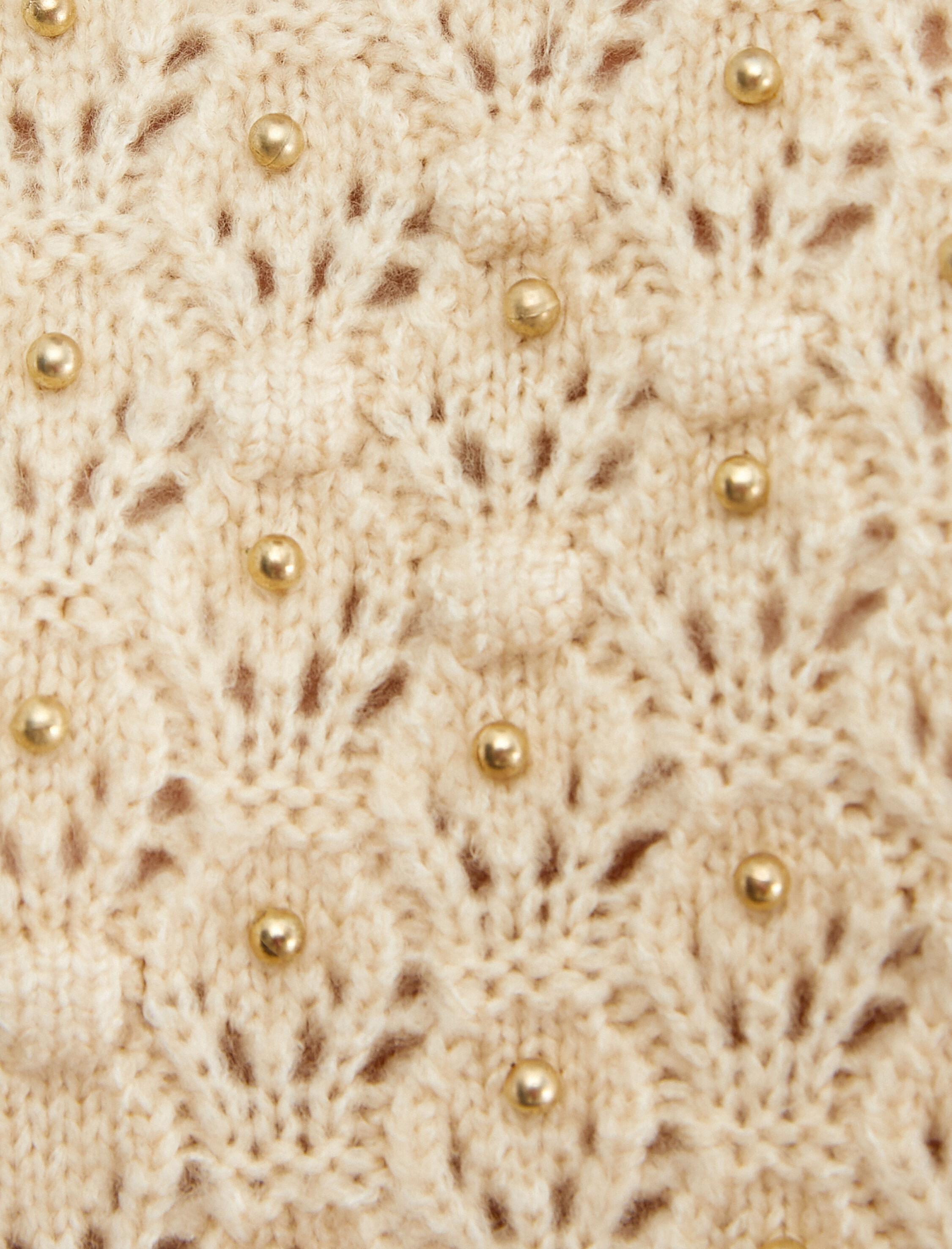   Boncuklu Örgü Süveter