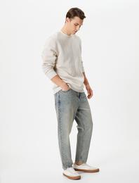 Loose Fit Yıkamalı Kot Pantolon - Steve Jean