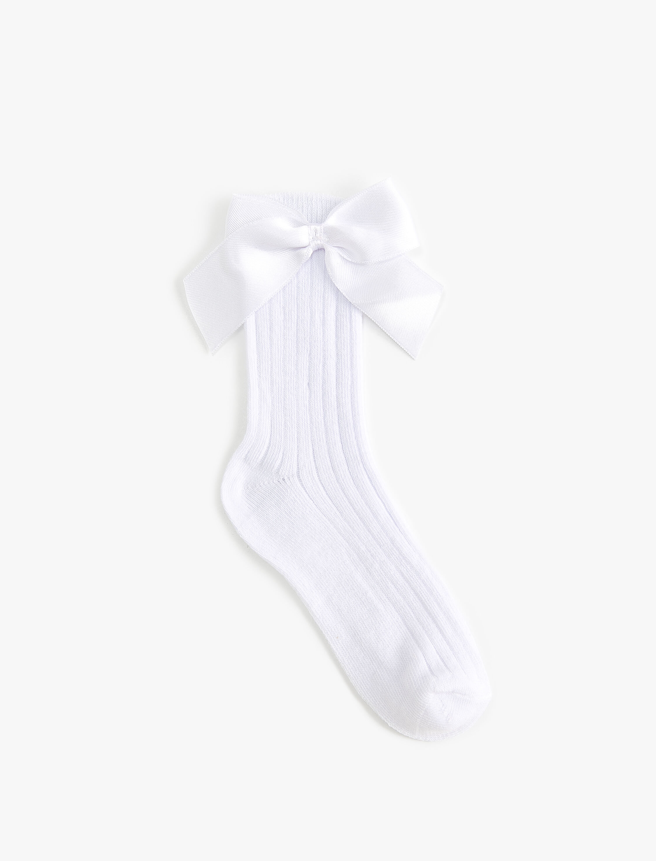  Kız Çocuk Kurdeleli Basic Çorap