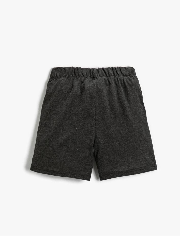 Erkek Çocuk Basic Şort Beli Bağcıklı