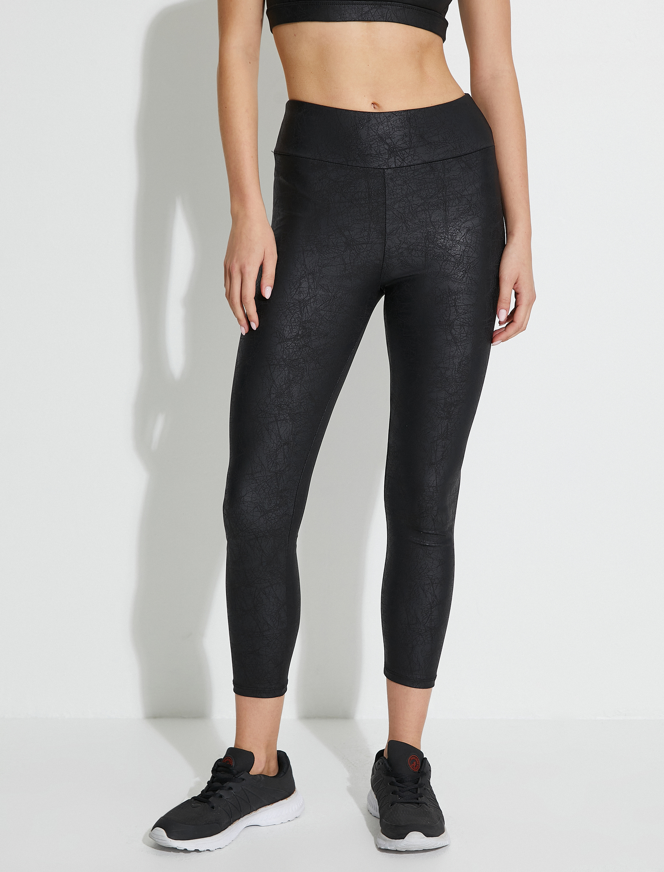   Suni Deri Spor Tayt Normal Bel