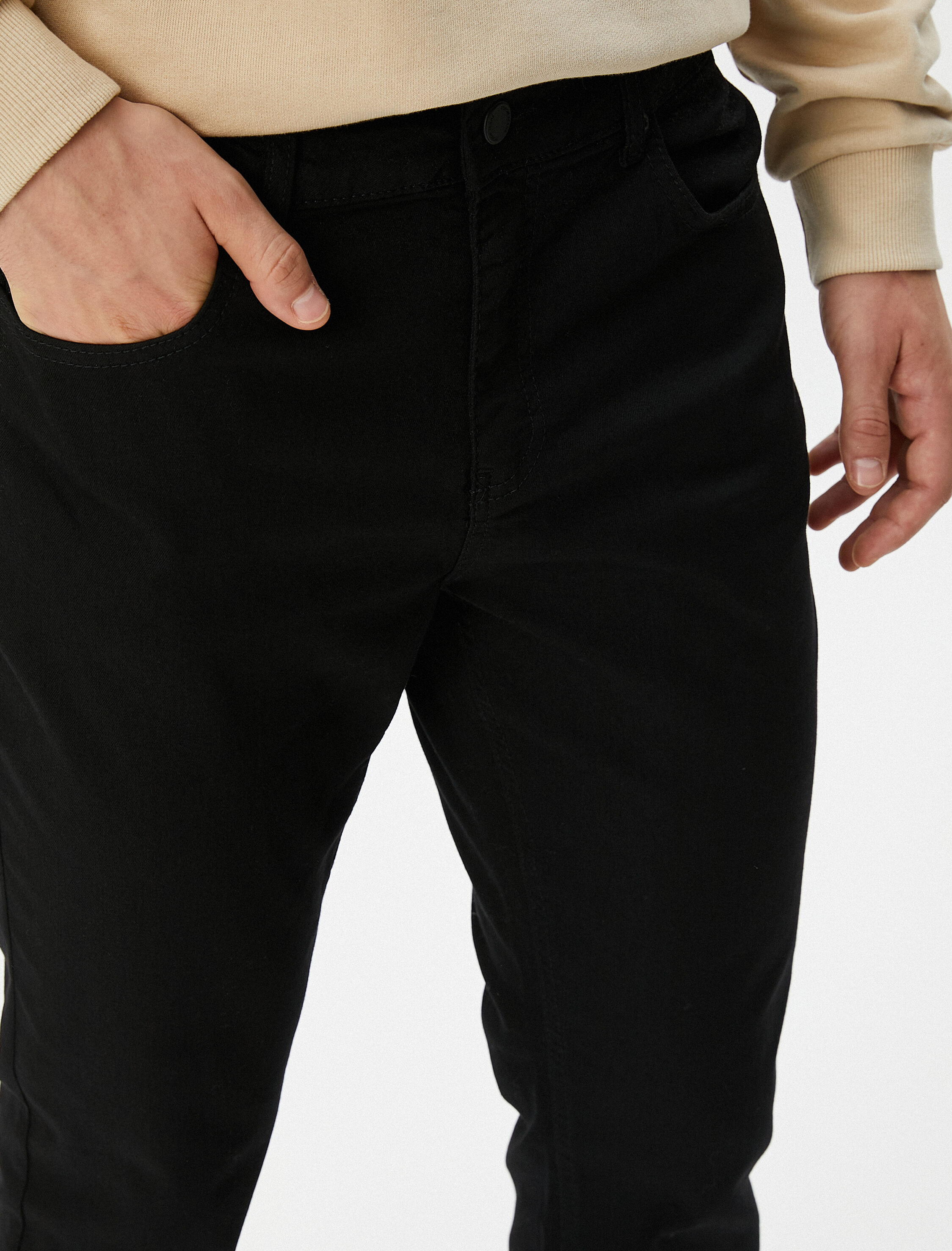   Slim Straight Fit Kot Pantolon - Chadwick Jean