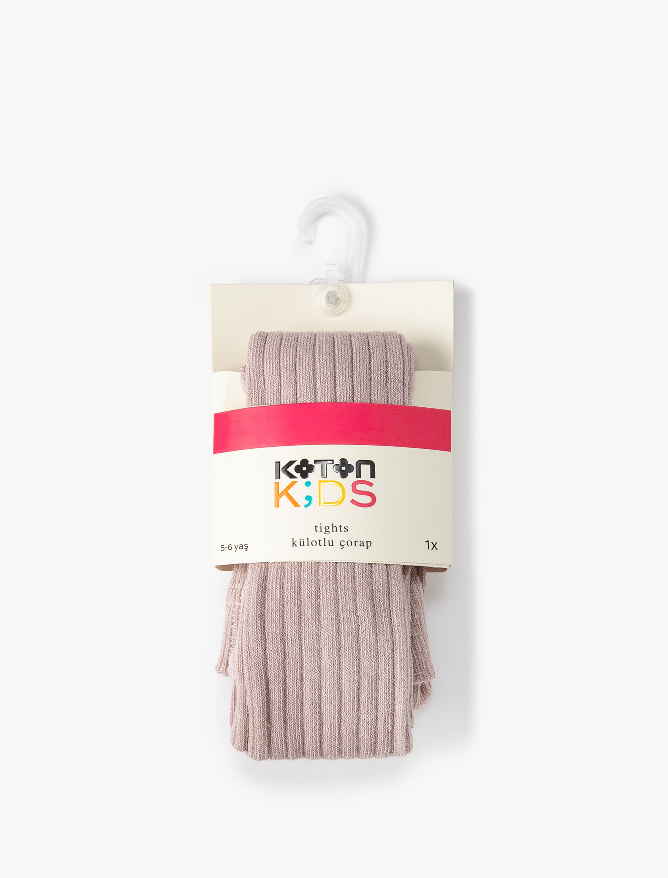  Kız Çocuk Külotlu Çorap Dokulu Pamuklu