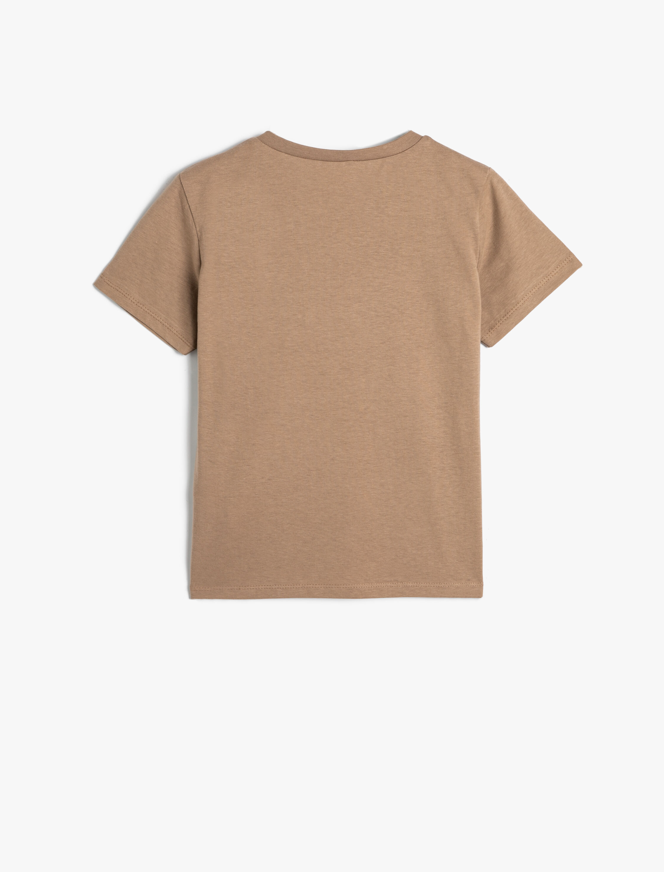  Erkek Çocuk Tişört Kısa Kollu Bisiklet Yaka Baskılı Pamuklu