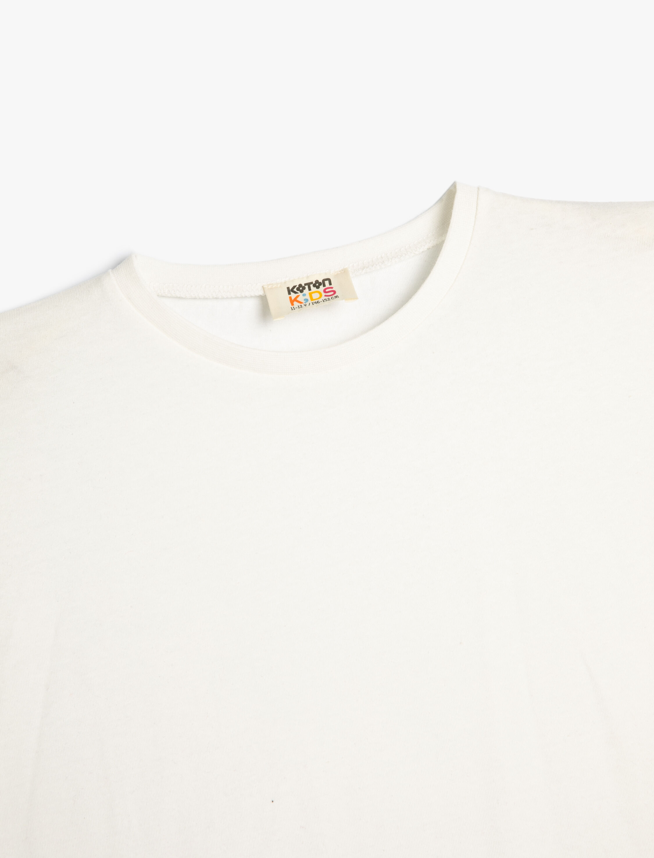  Kız Çocuk Basic Tişört Bisiklet Yaka Kolsuz Pamuklu