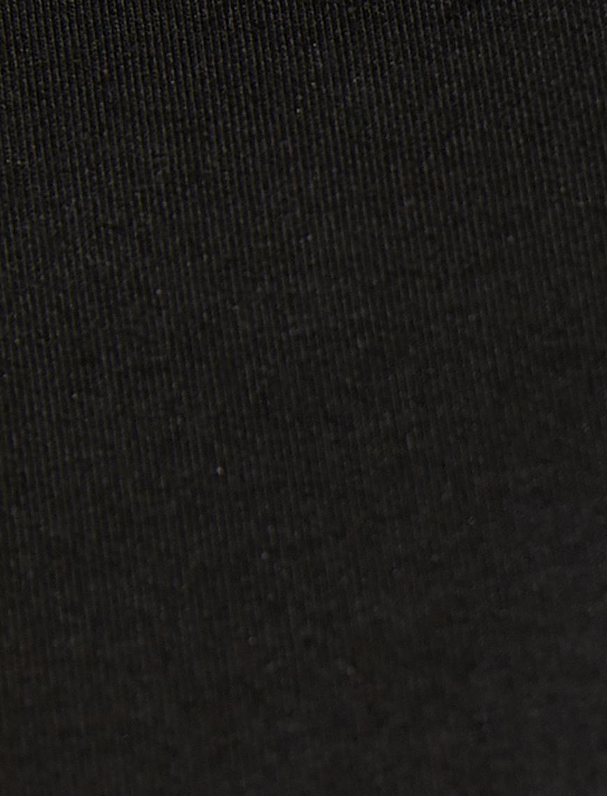   Crop Sweatshirt Kapüşonlu Uzun Kollu Ribanalı