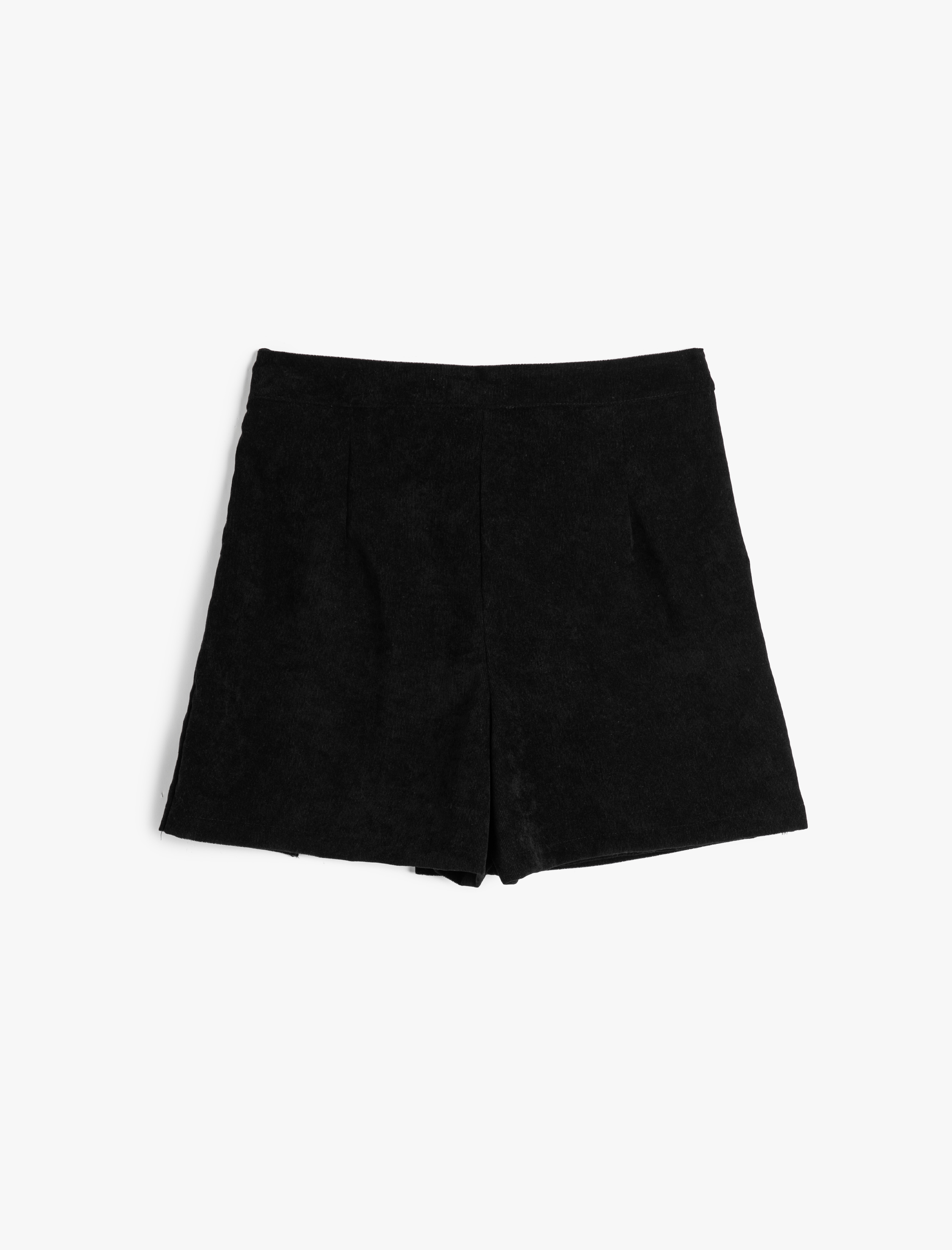   Mini Şort Etek Fitilli Kadife