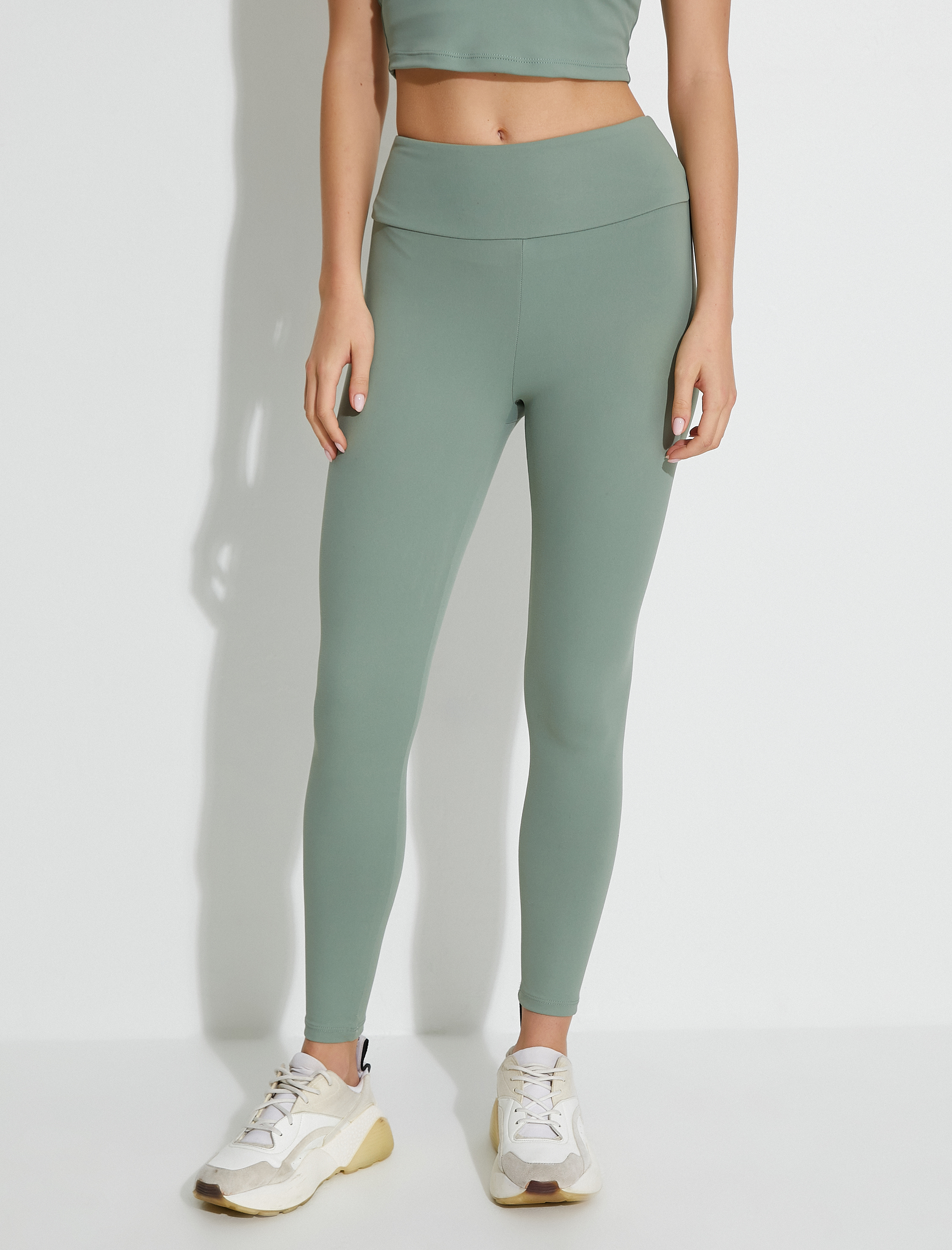   Spor Tayt Yüksek Bel Sıcak Tutan Yumuşak Tuşe Dokulu