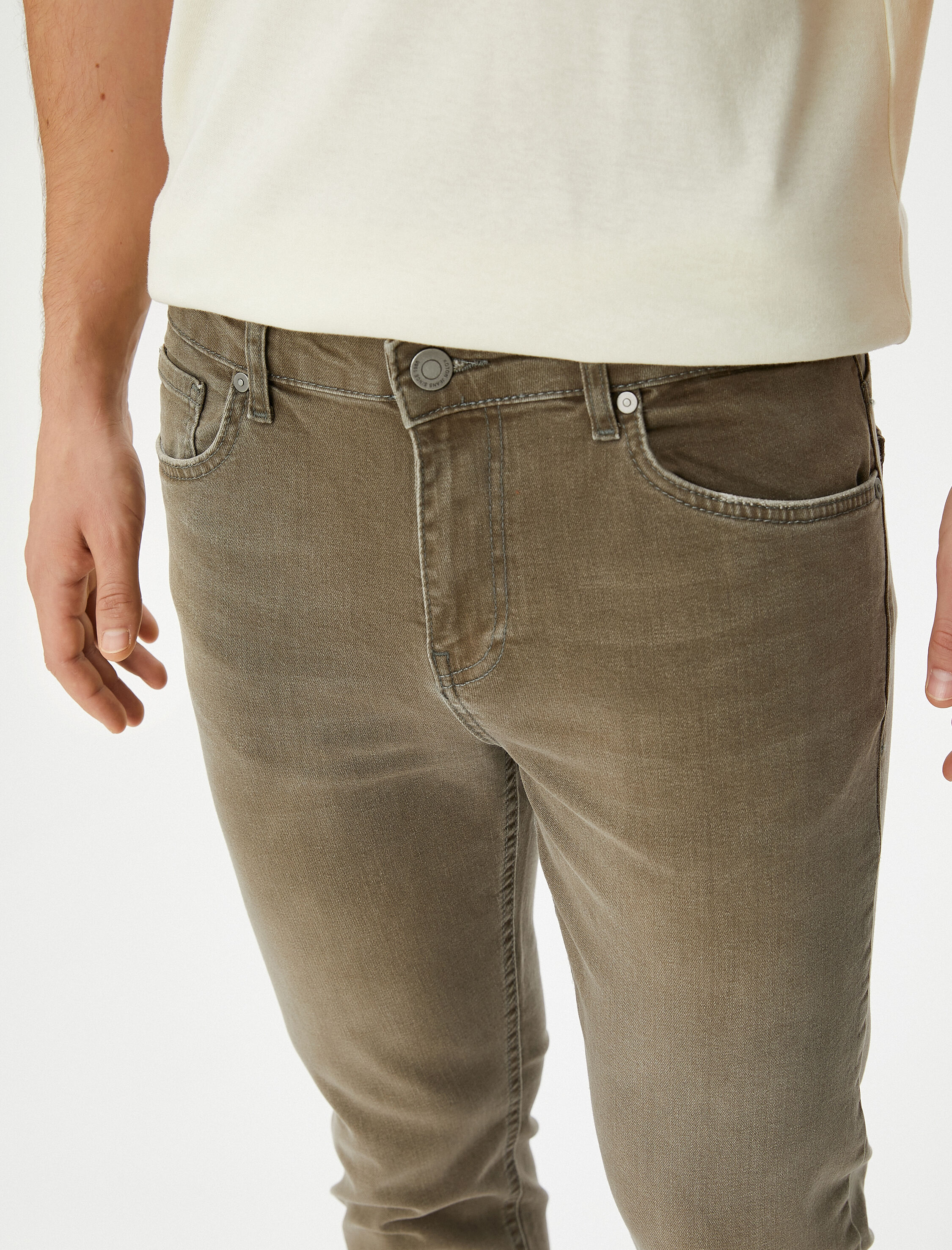   Slim Fit Yıkamalı Kot Pantolon - Brad Jean