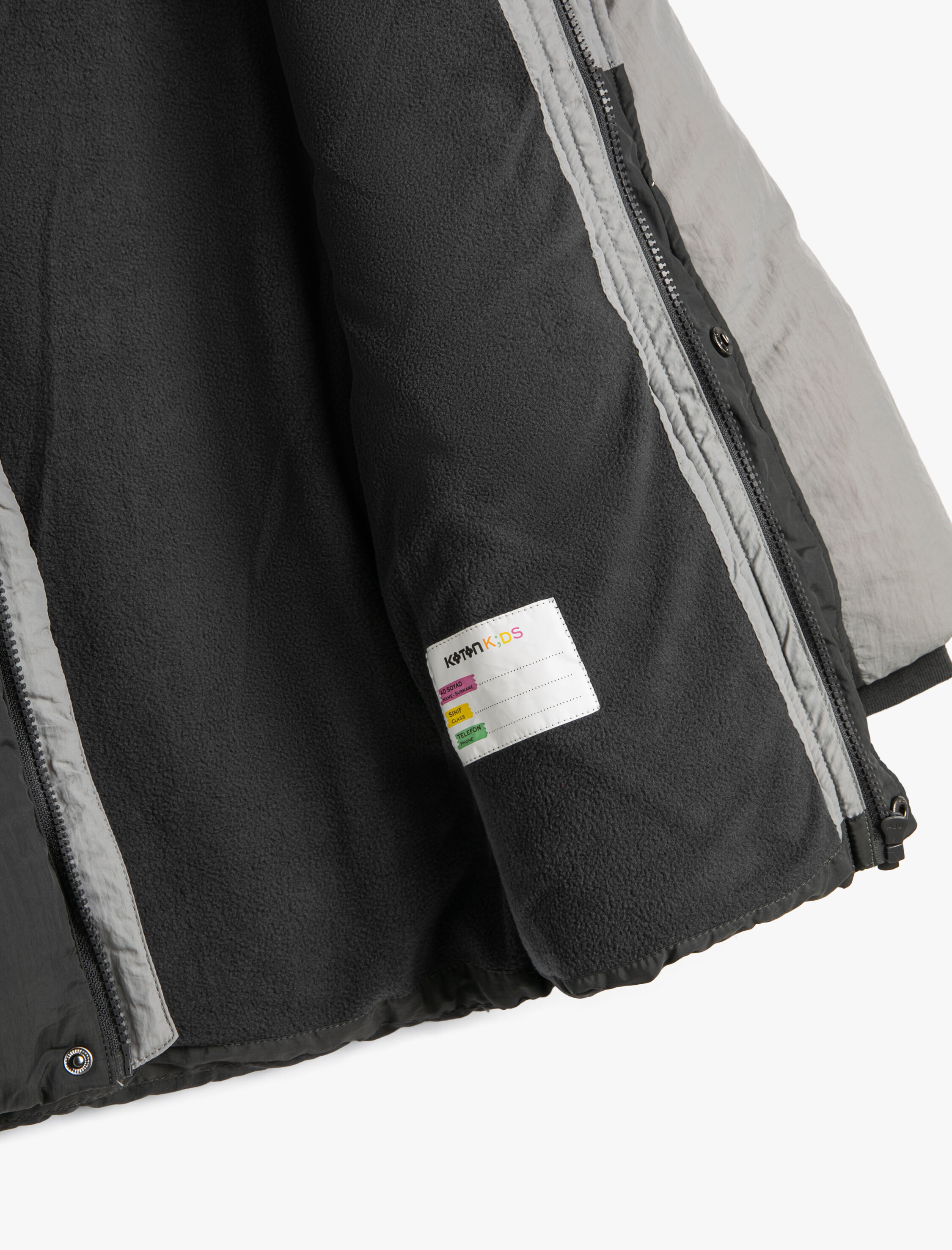  Erkek Çocuk Şişme Mont Kapüşonlu Peluş Astarlı Cepli