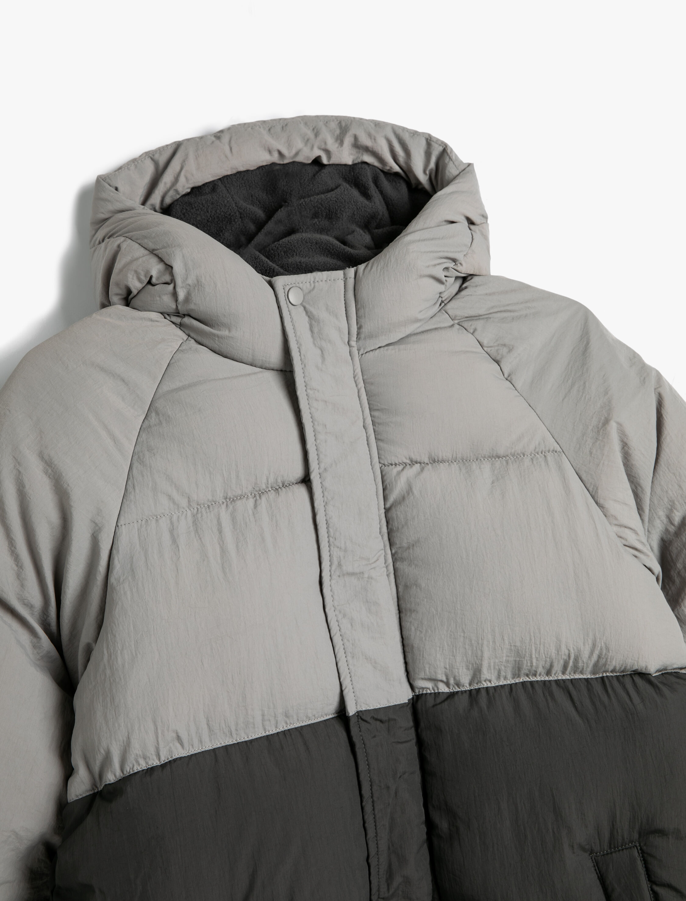  Erkek Çocuk Şişme Mont Kapüşonlu Peluş Astarlı Cepli