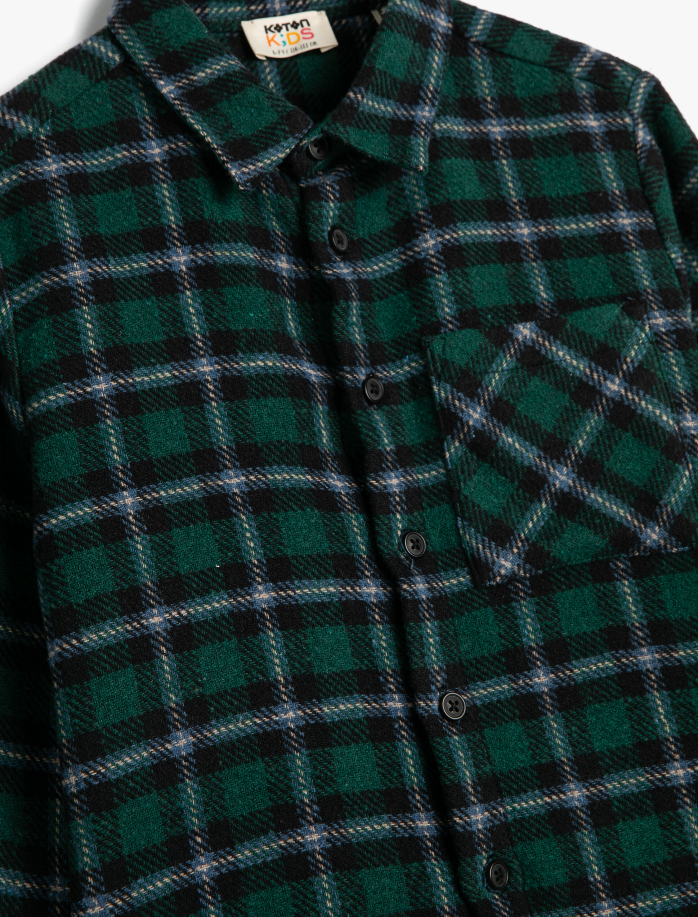 Erkek Çocuk Yılbaşı Oduncu Gömlek Uzun Kollu Düğmeli