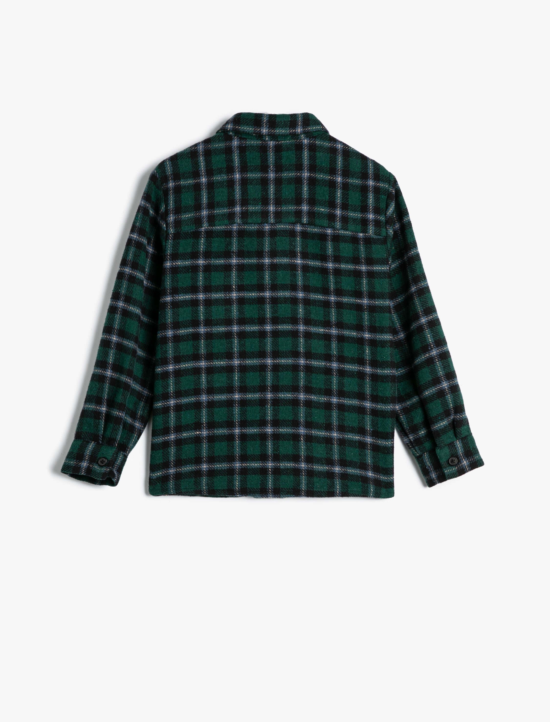 Erkek Çocuk Yılbaşı Oduncu Gömlek Uzun Kollu Düğmeli