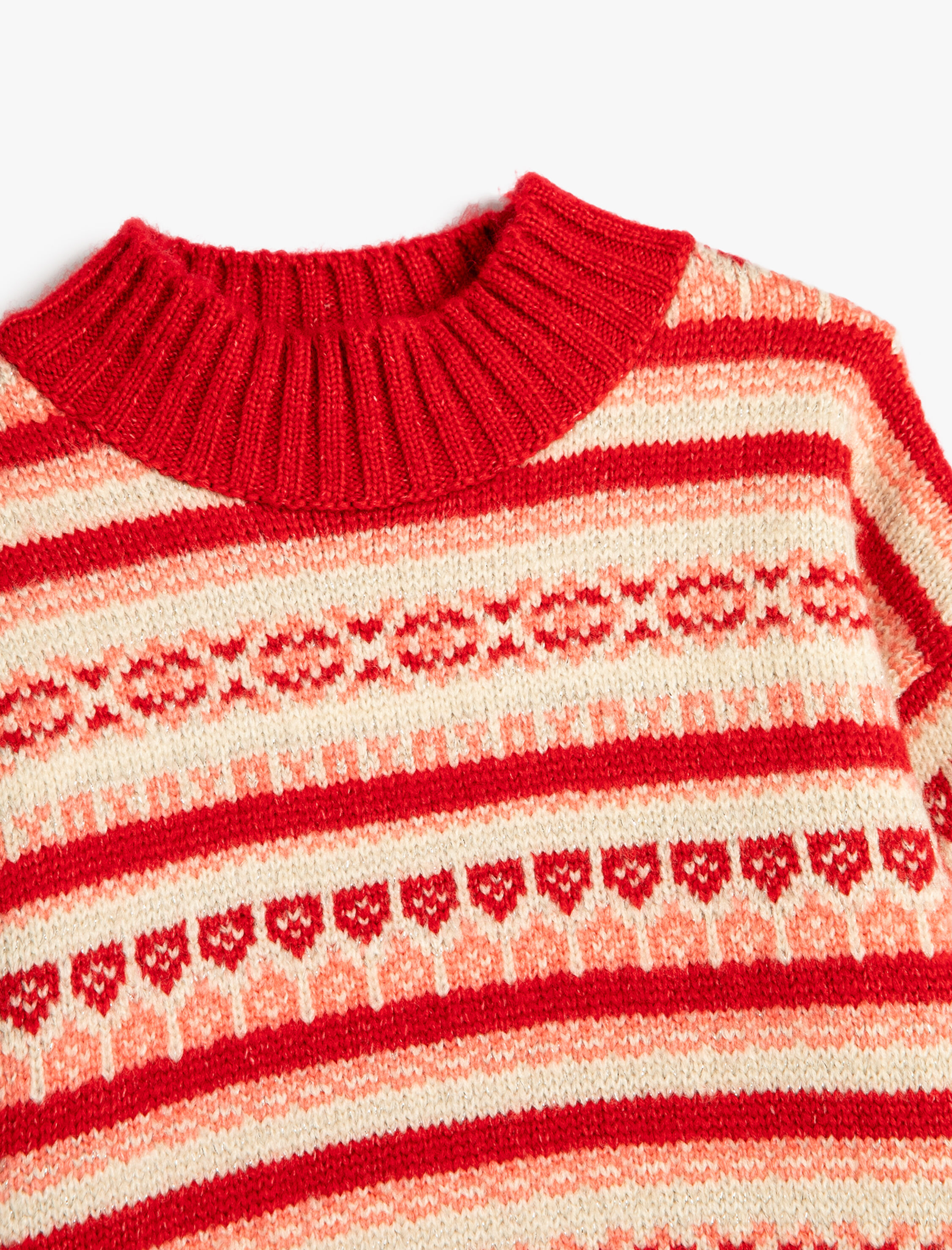  Kız Çocuk Kazak Uzun Kollu Desenli