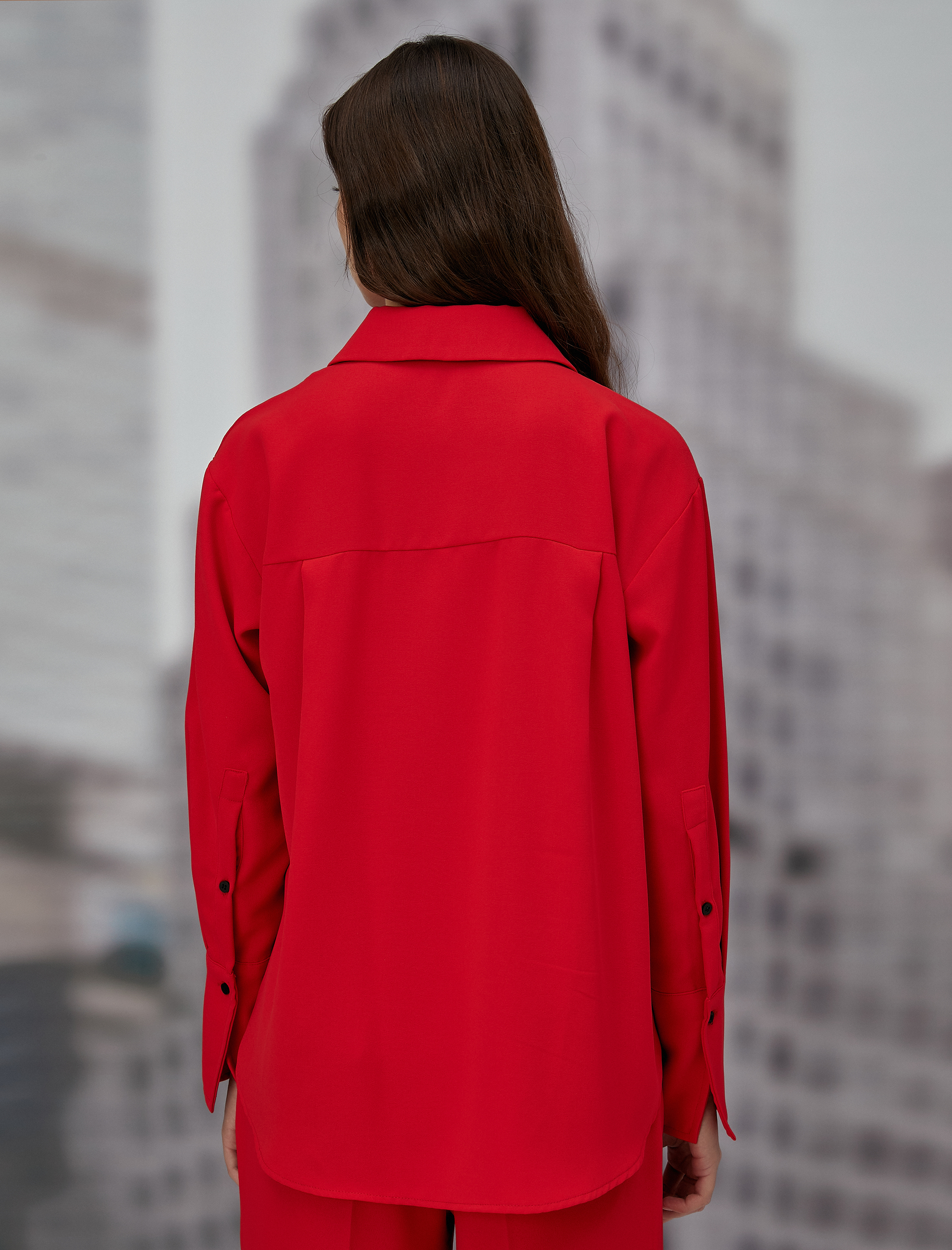 Uzun Kollu Gömlek Düğmeli Regular Fit