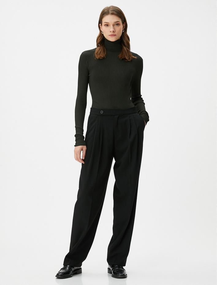  Boğazlı Kazak Basic Fitilli