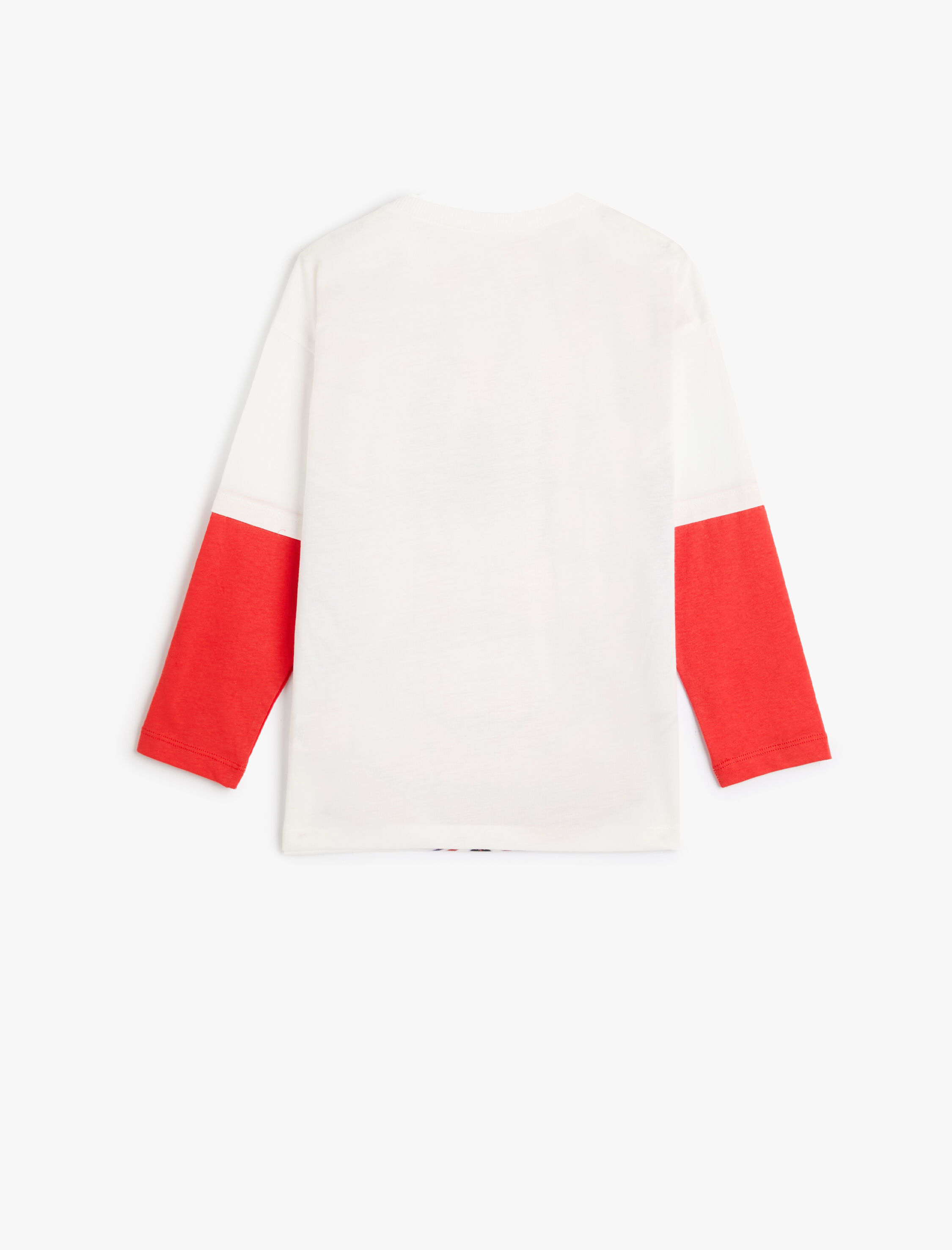  Erkek Çocuk Spiderman Tişört Lisanslı Uzun Kollu Bisiklet Yaka Baskılı Pamuklu