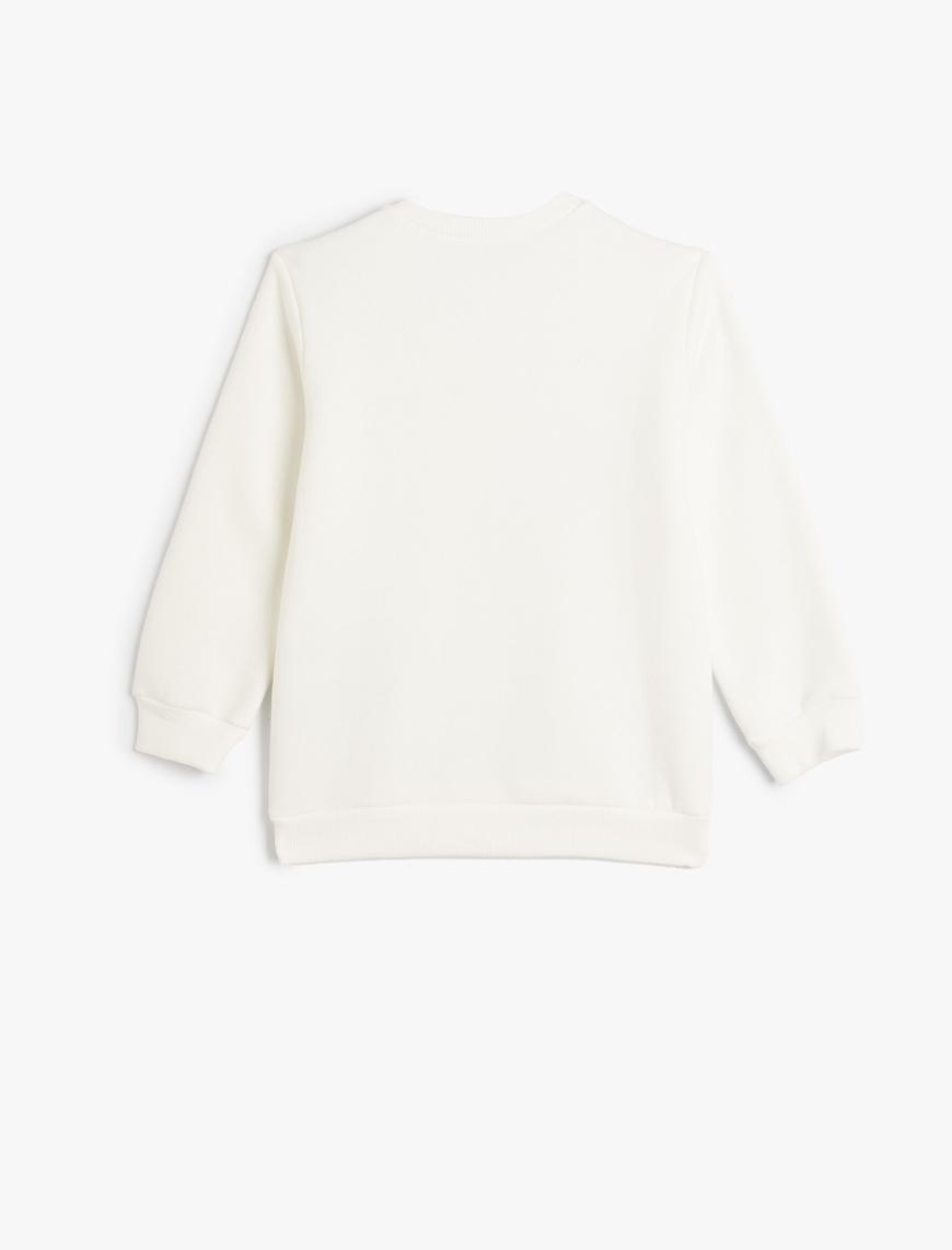  Erkek Çocuk Aslan Kral Sweatshirt Lisanslı Uzun kollu Şardonlu