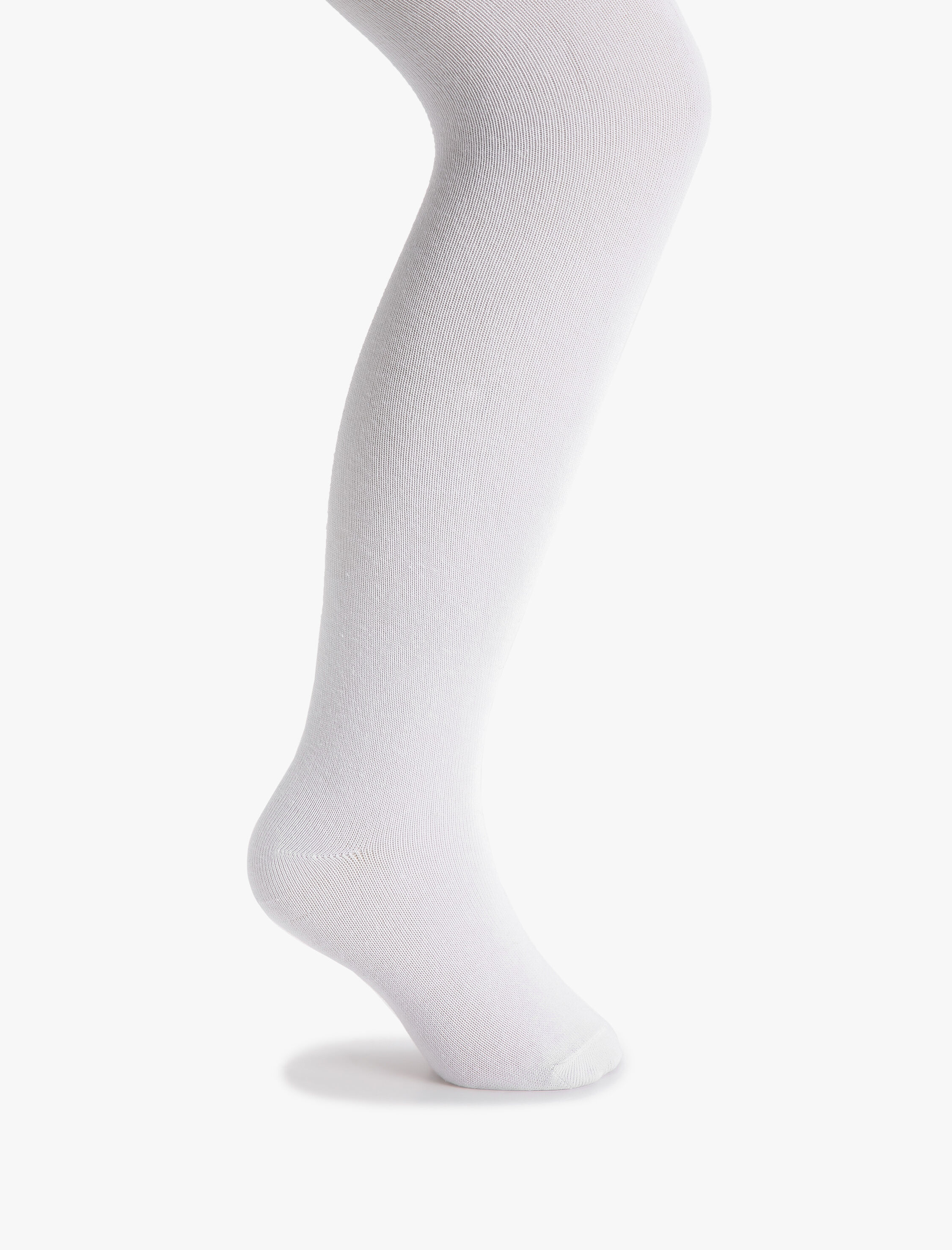  Kız Çocuk Basic Külotlu Çorap Pamuklu