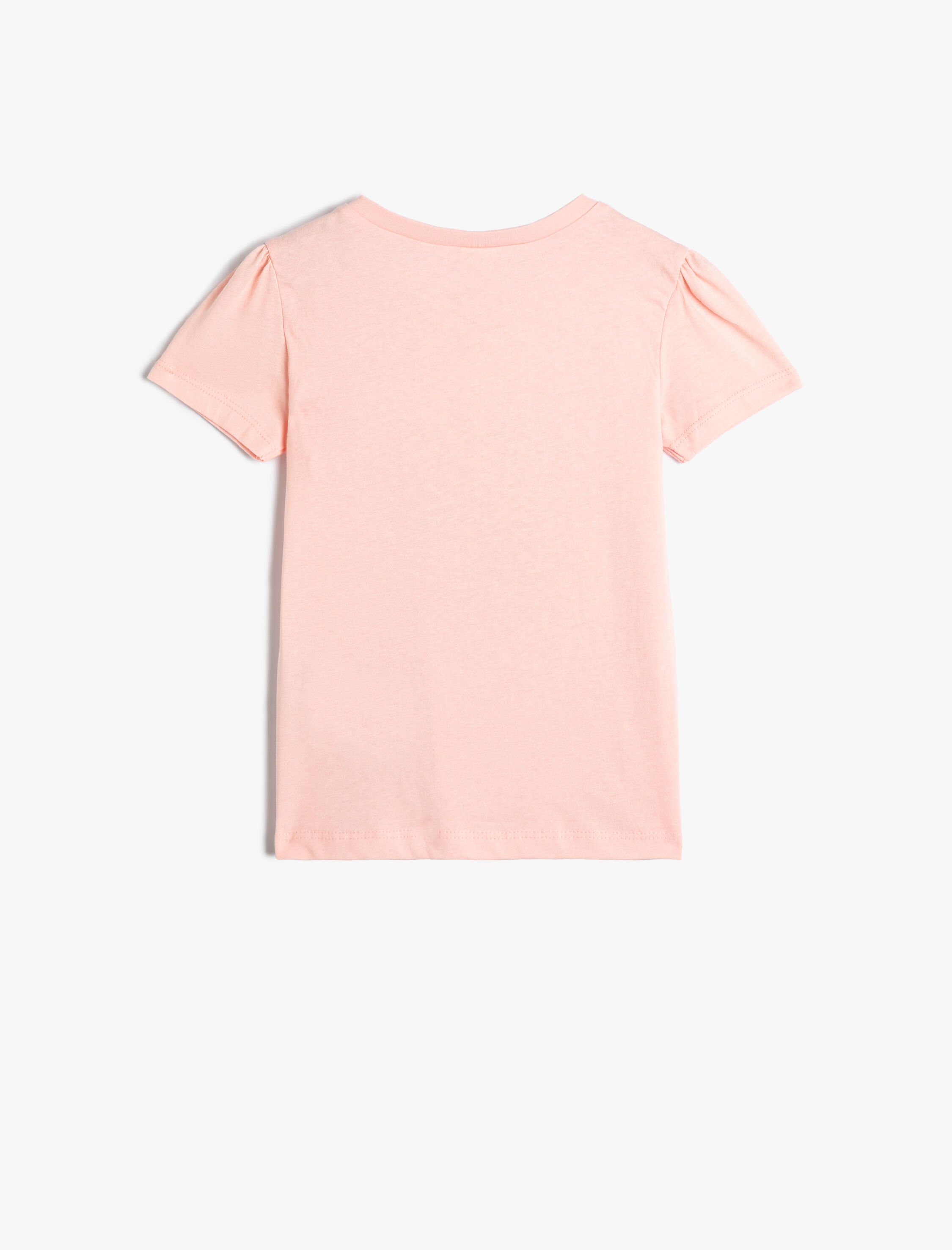  Kız Bebek Çilek Baskılı Tişört Kısa Kollu Bisiklet Yaka Pamuklu