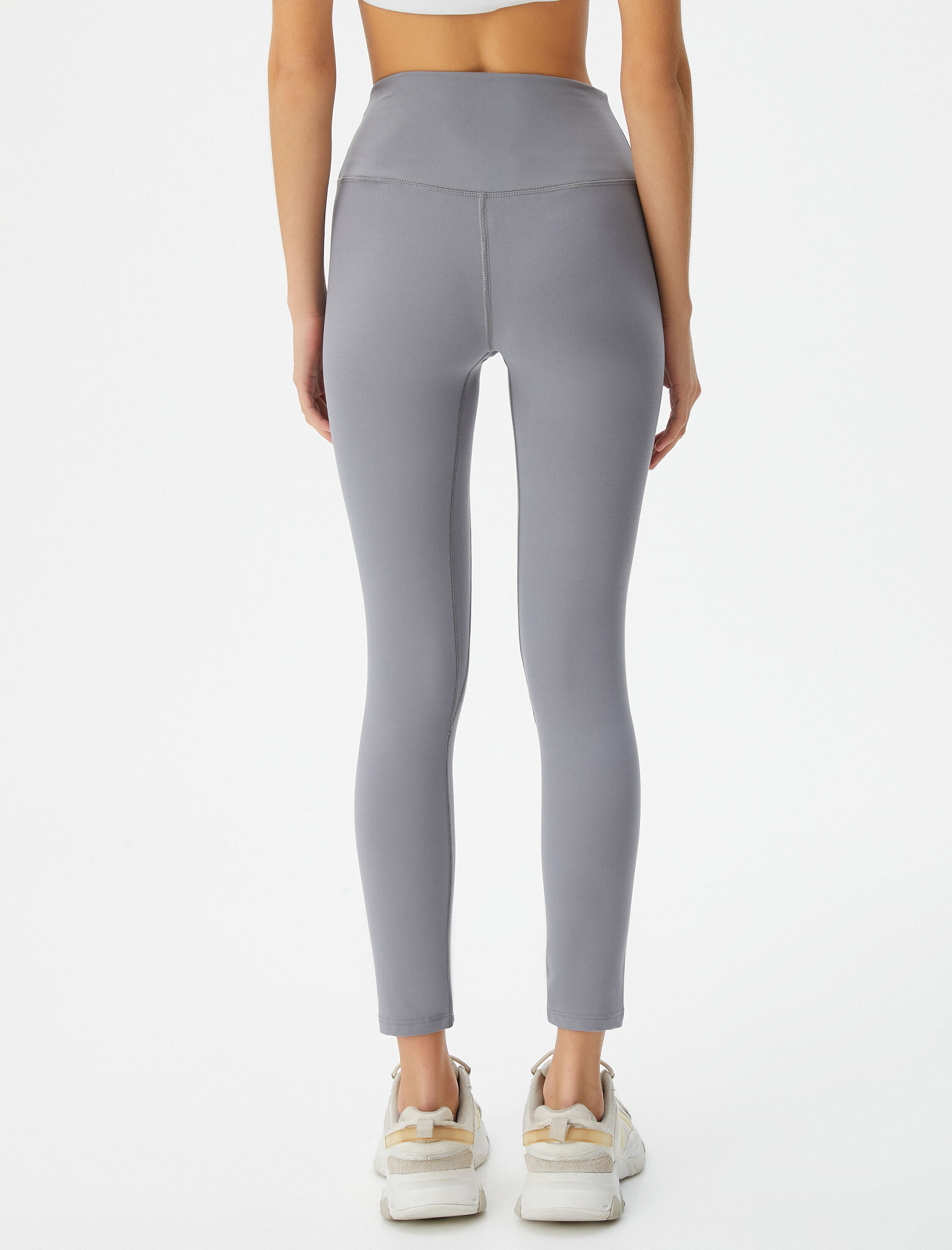   Yüksek Bel Yoga Taytı Sıcak Tutan Yumuşak Dokulu