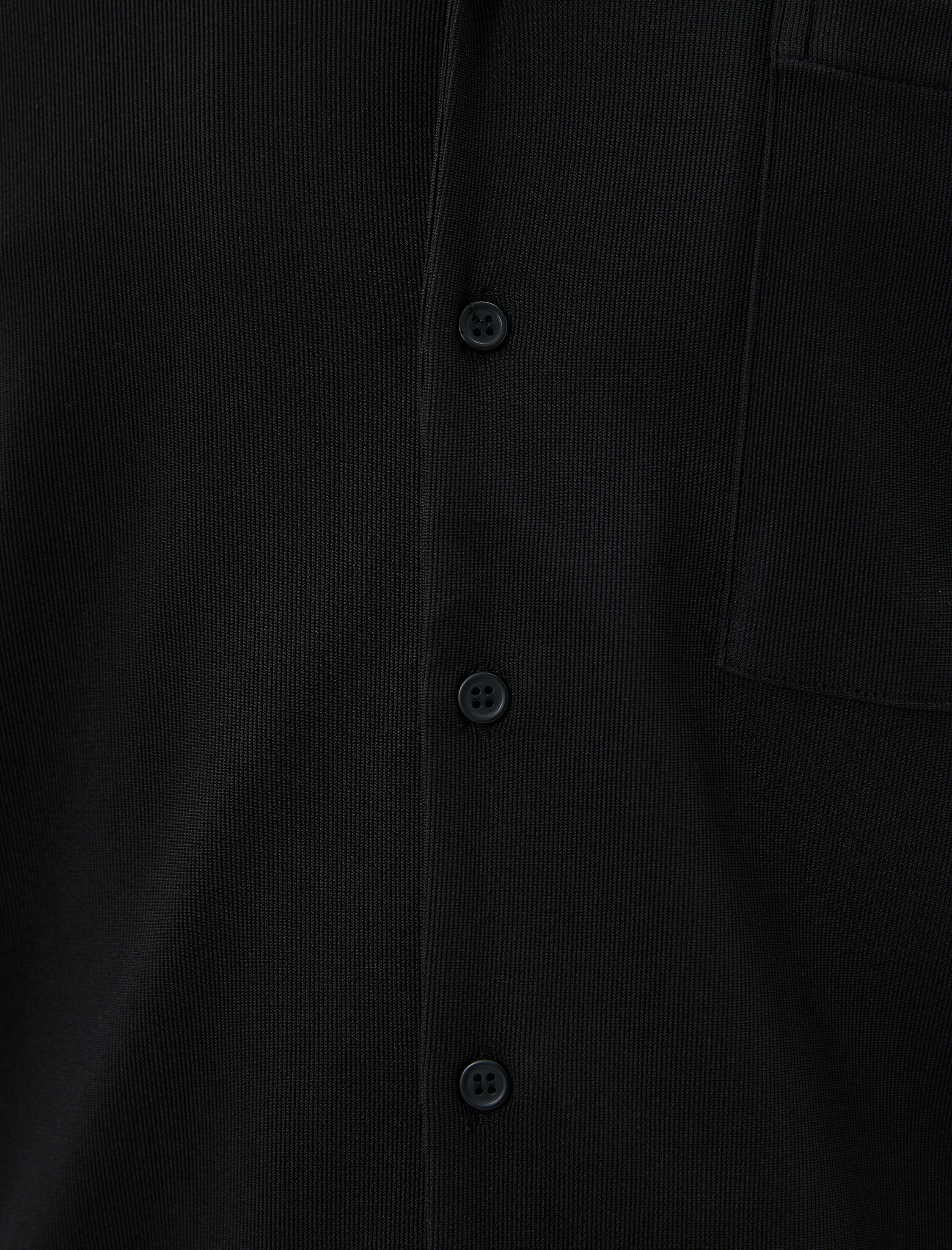   Spor Gömlek Devrik Yaka Cep Detaylı Düğmeli Uzun Kollu