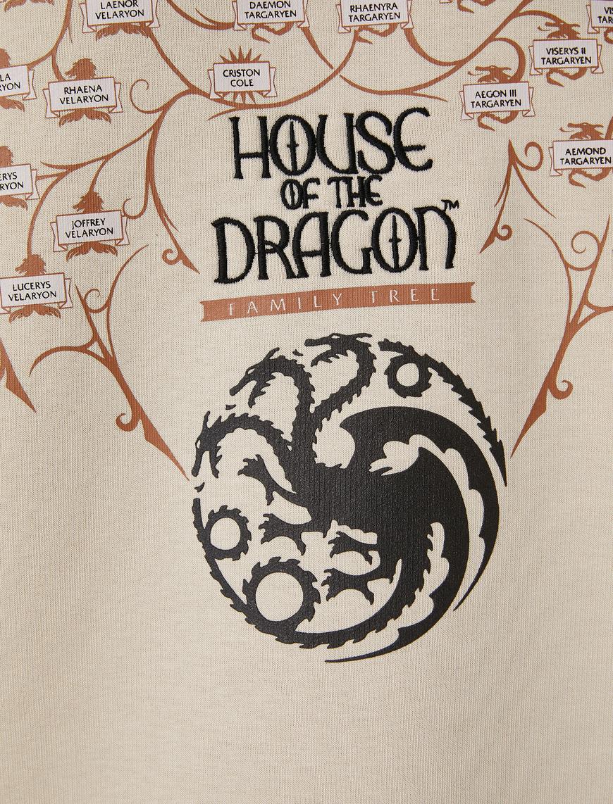   House Of The Dragon Sweatshirt Lisanslı Baskılı