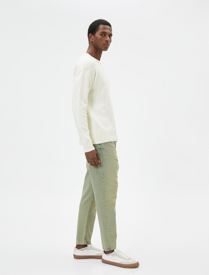  Loose Fit Yıkamalı Kot Pantolon - Steve Jean