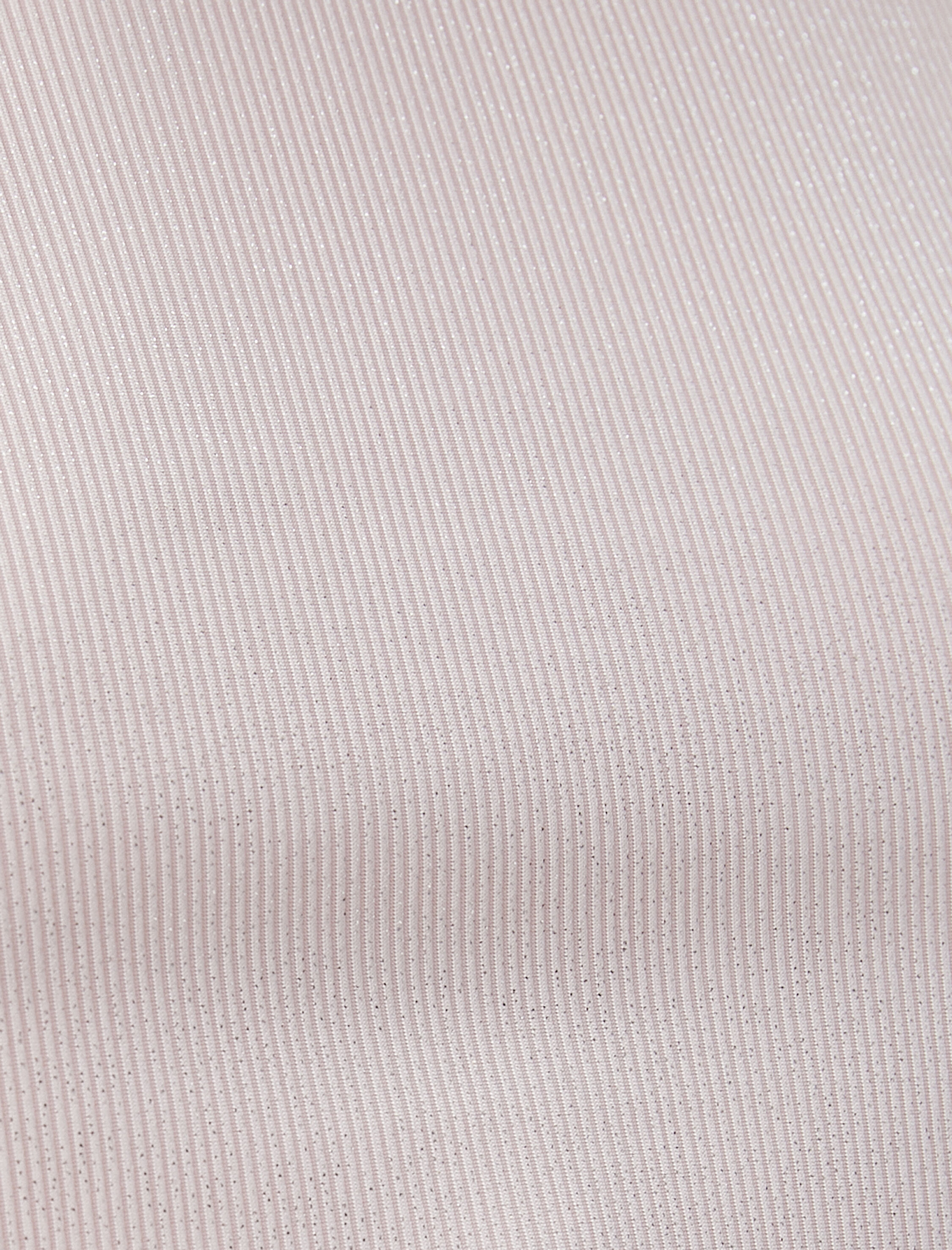   Parlak Crop Atlet Bisiklet Yaka Kolsuz Slim Fit Ribanalı