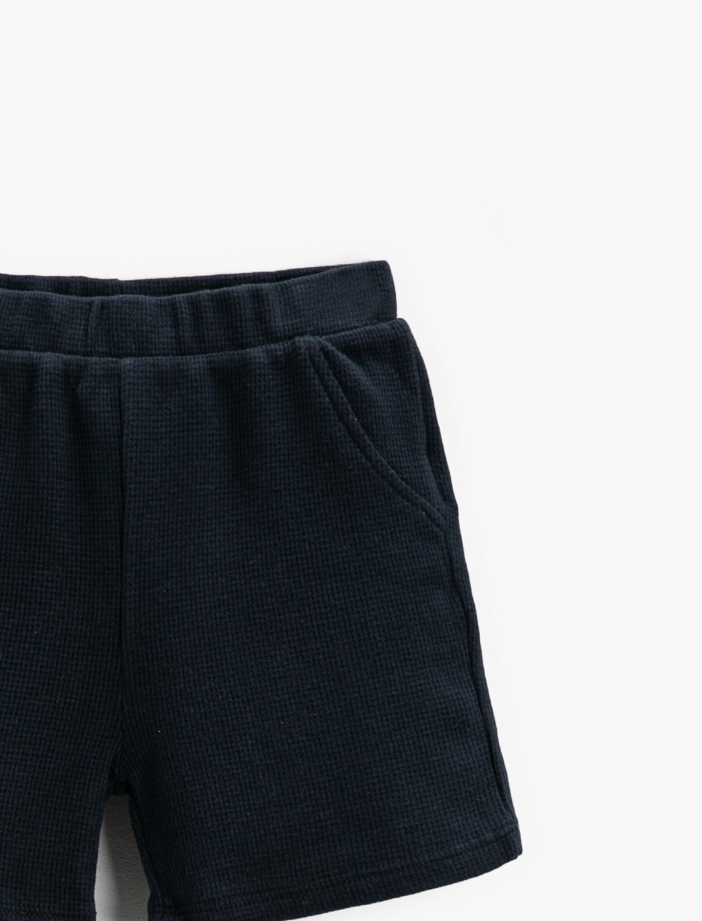  Erkek Bebek Beli Lastikli Şort Pamuklu