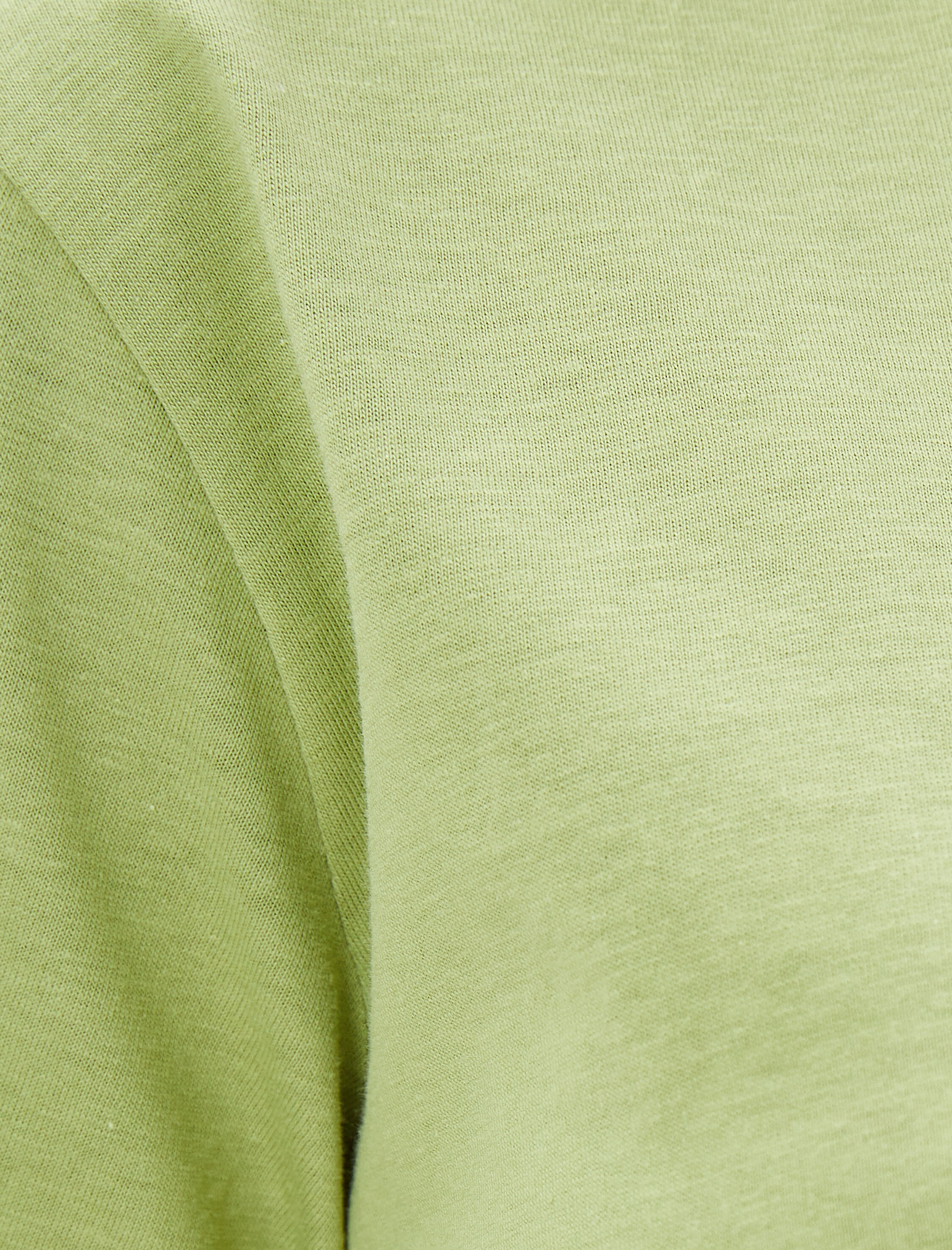   Basic Tişört Kısa Kollu Bisiklet Yaka Asimetrik Kesim