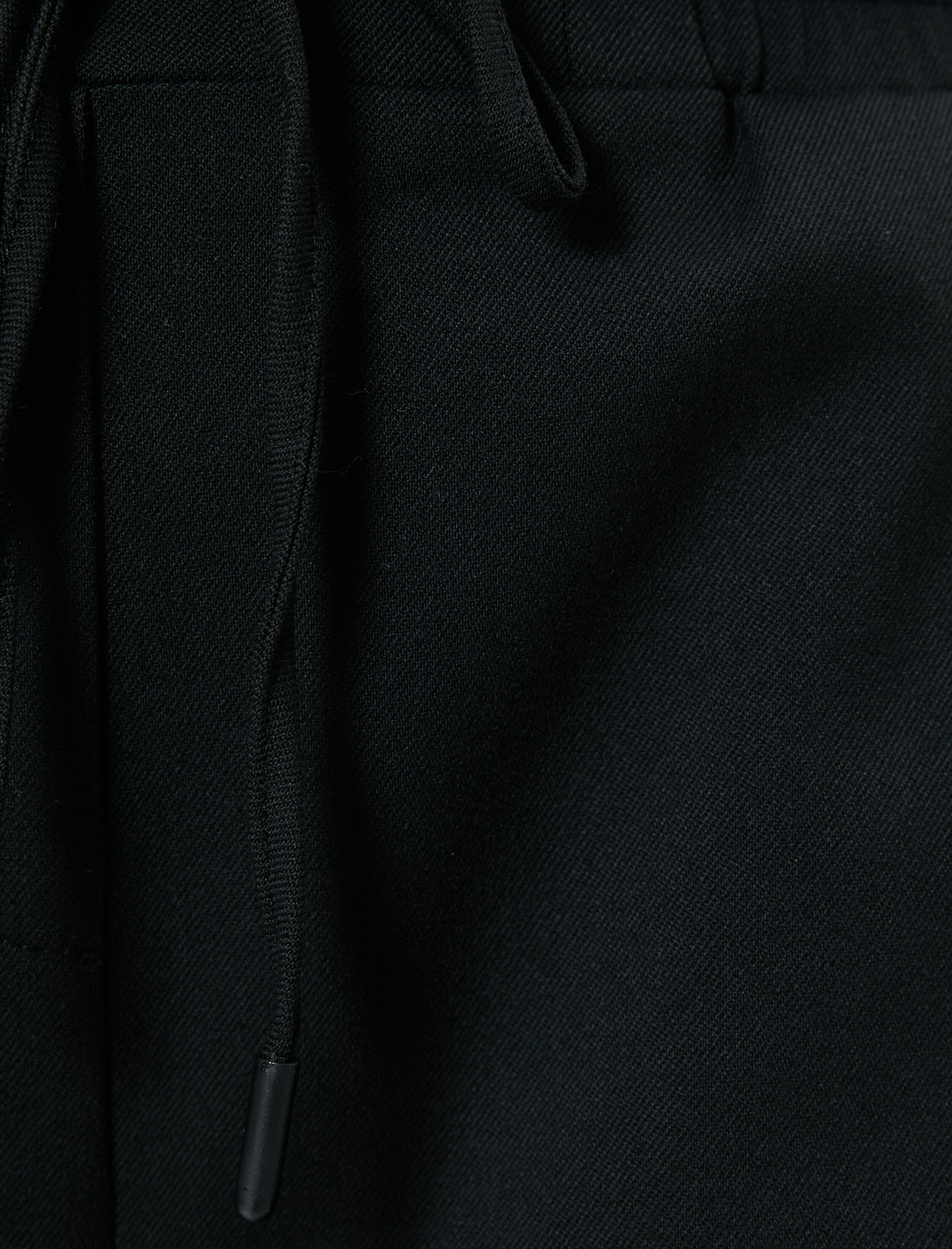   Havuç Pantolon Beli Bağcıklı Cep Detaylı