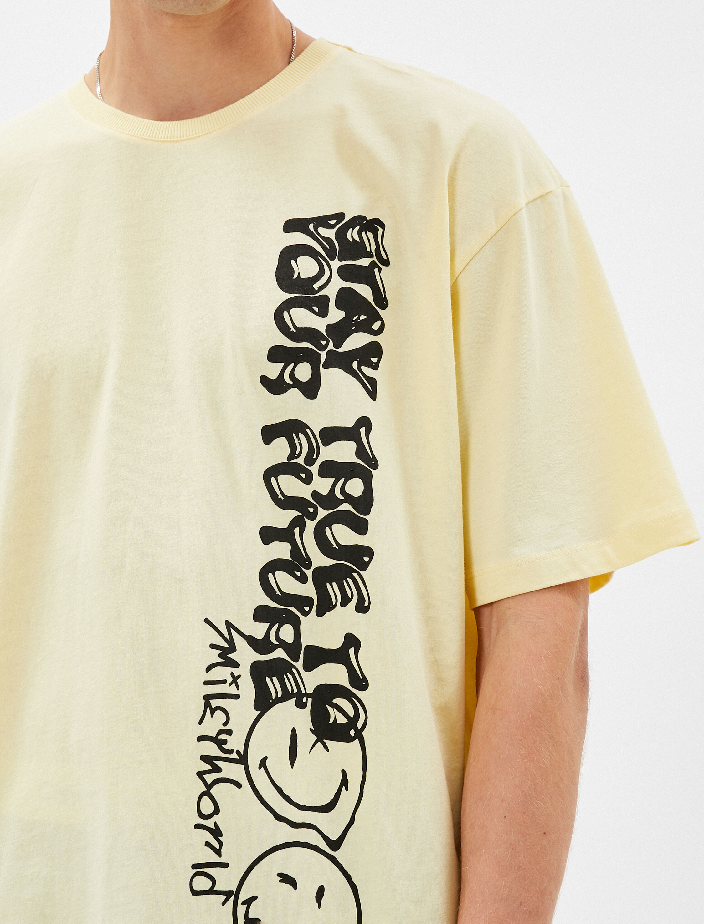   SmileyWorld® Tişört Bisiklet Yaka Lisanslı Baskılı