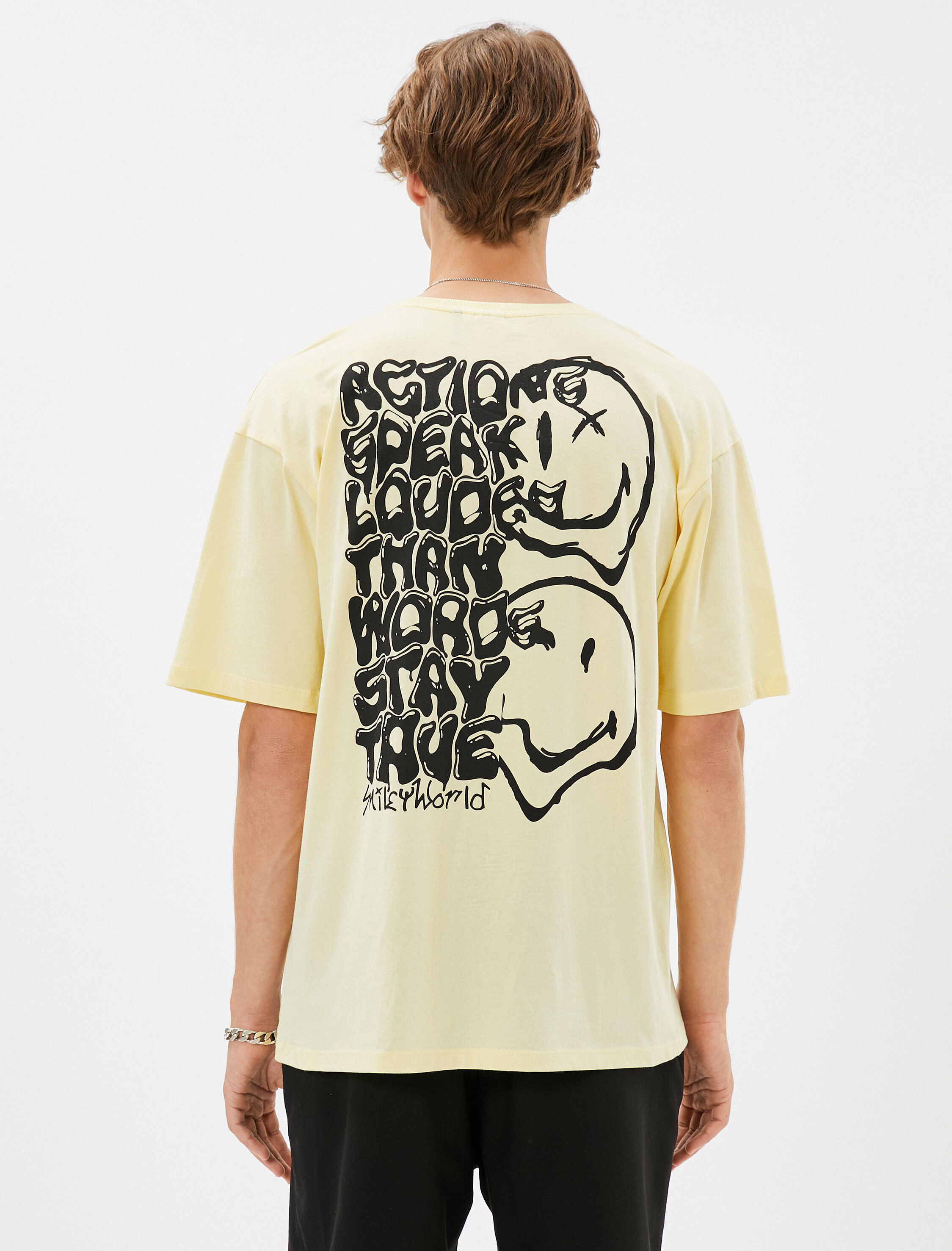   SmileyWorld® Tişört Bisiklet Yaka Lisanslı Baskılı