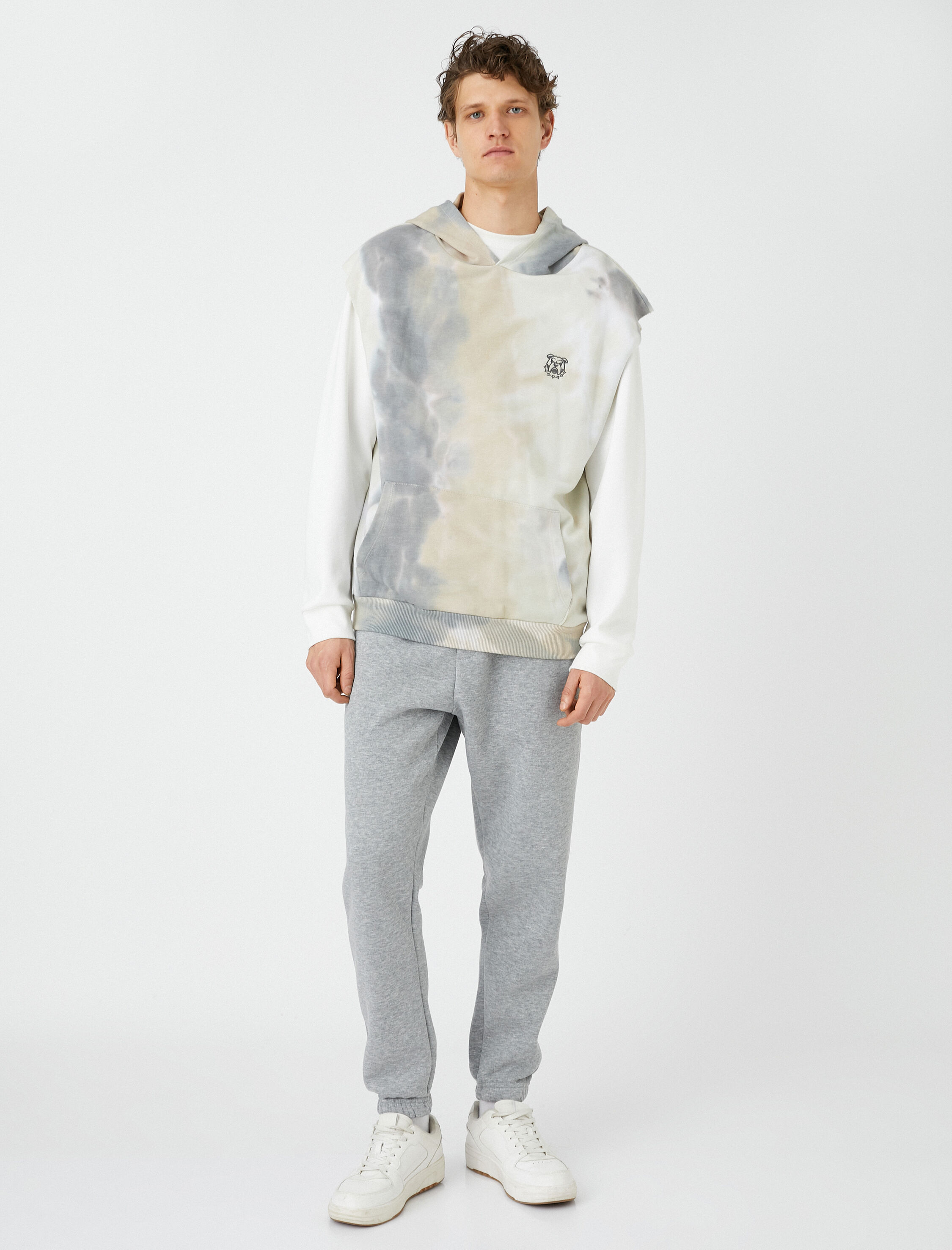   Jogger Eşofman Altı Beli Bağcıklı Cep Detaylı Şardonlu