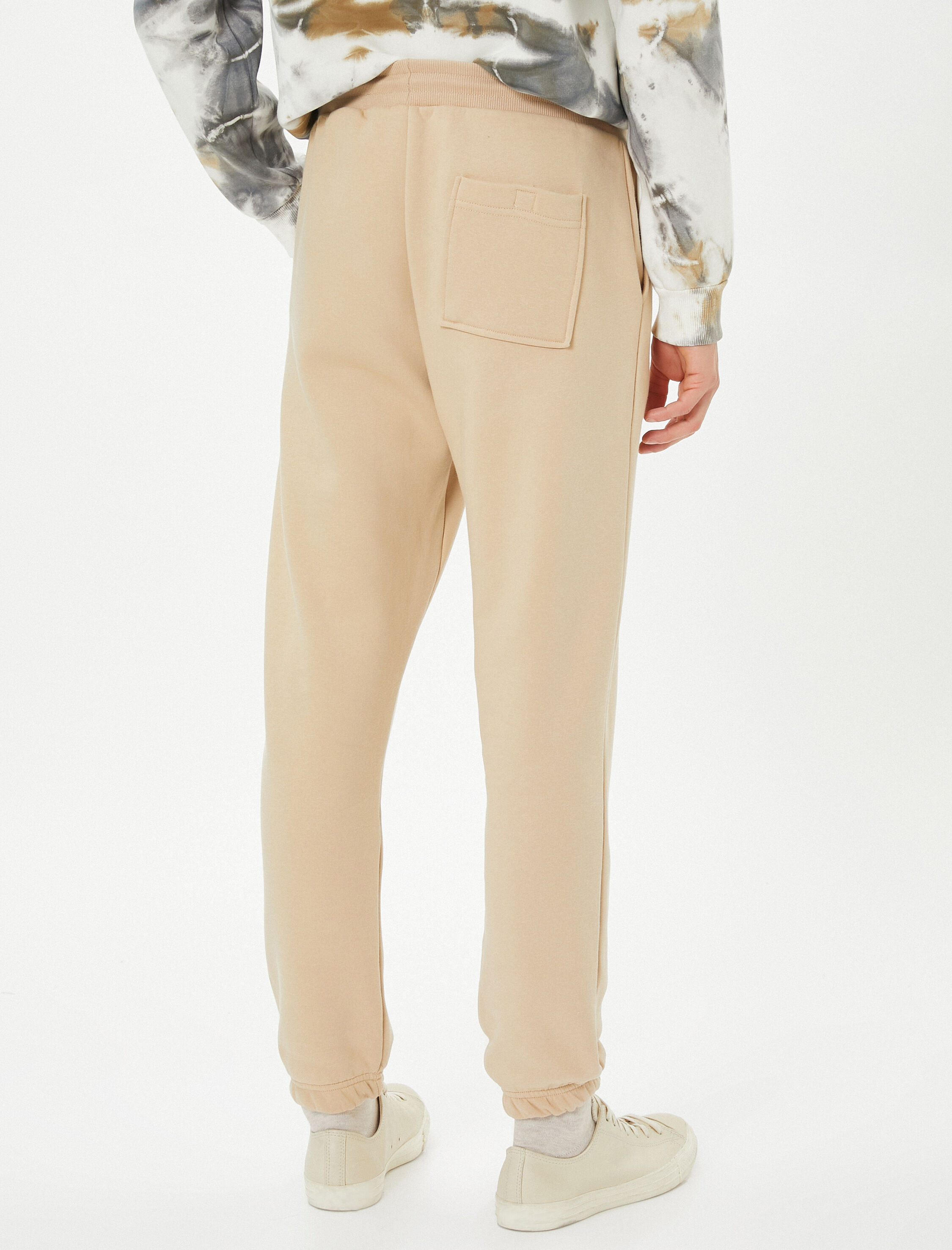   Jogger Eşofman Altı Beli Bağcıklı Cep Detaylı Şardonlu