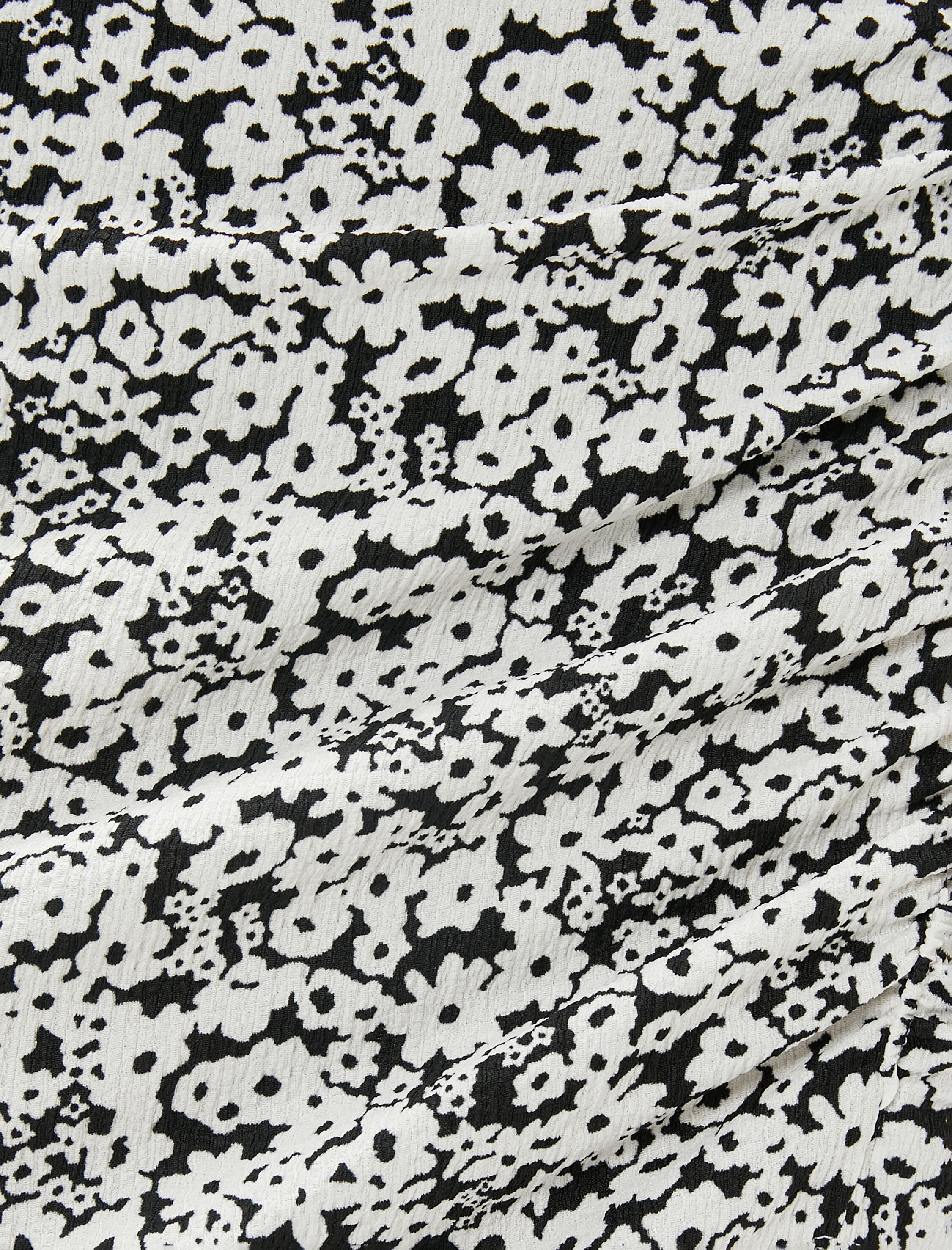   Çiçekli Midi Etek A Kesim Yırtmaçlı Bürümcük