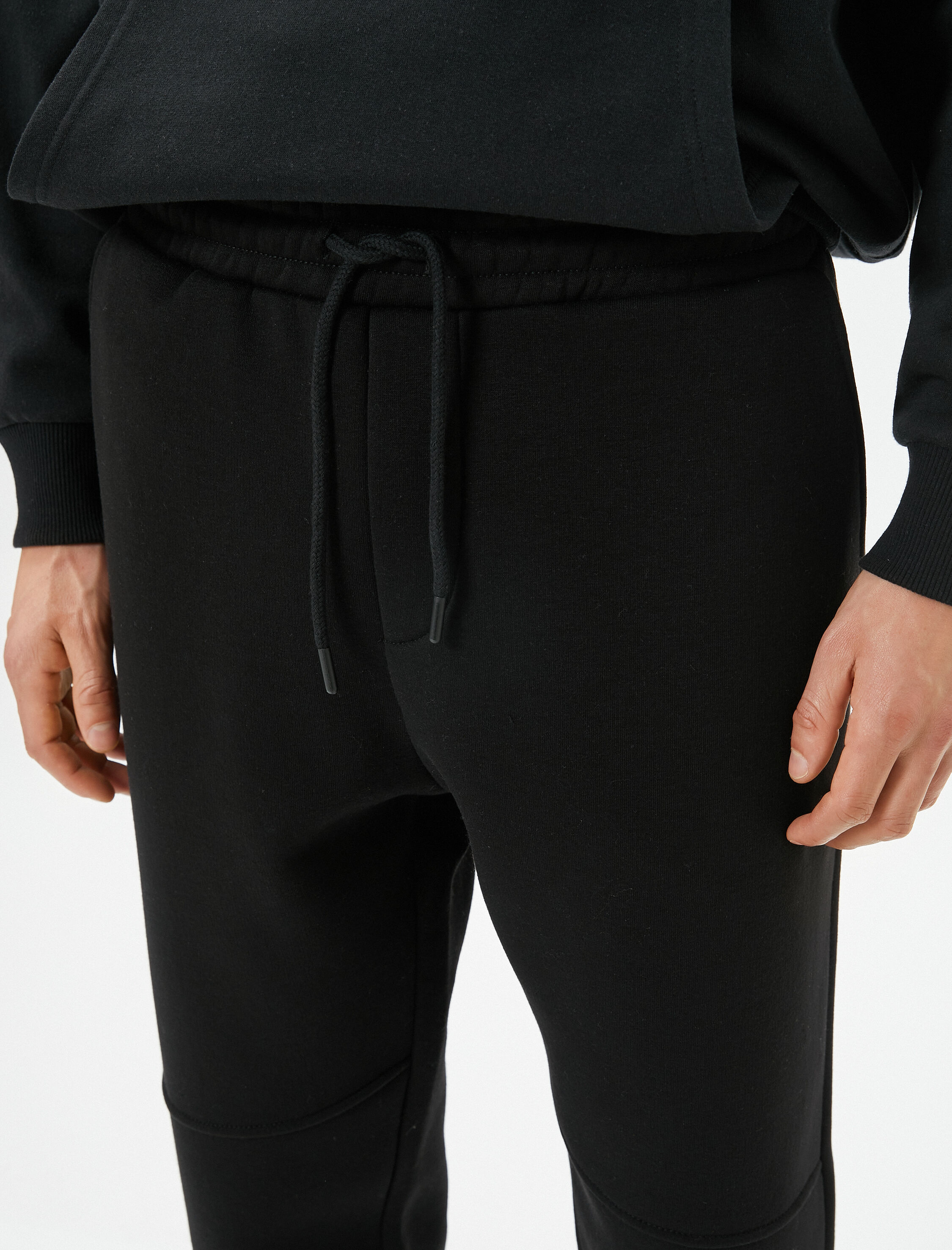   Jogger Eşofman Altı Beli Bağcıklı Cepli Dikiş Detaylı